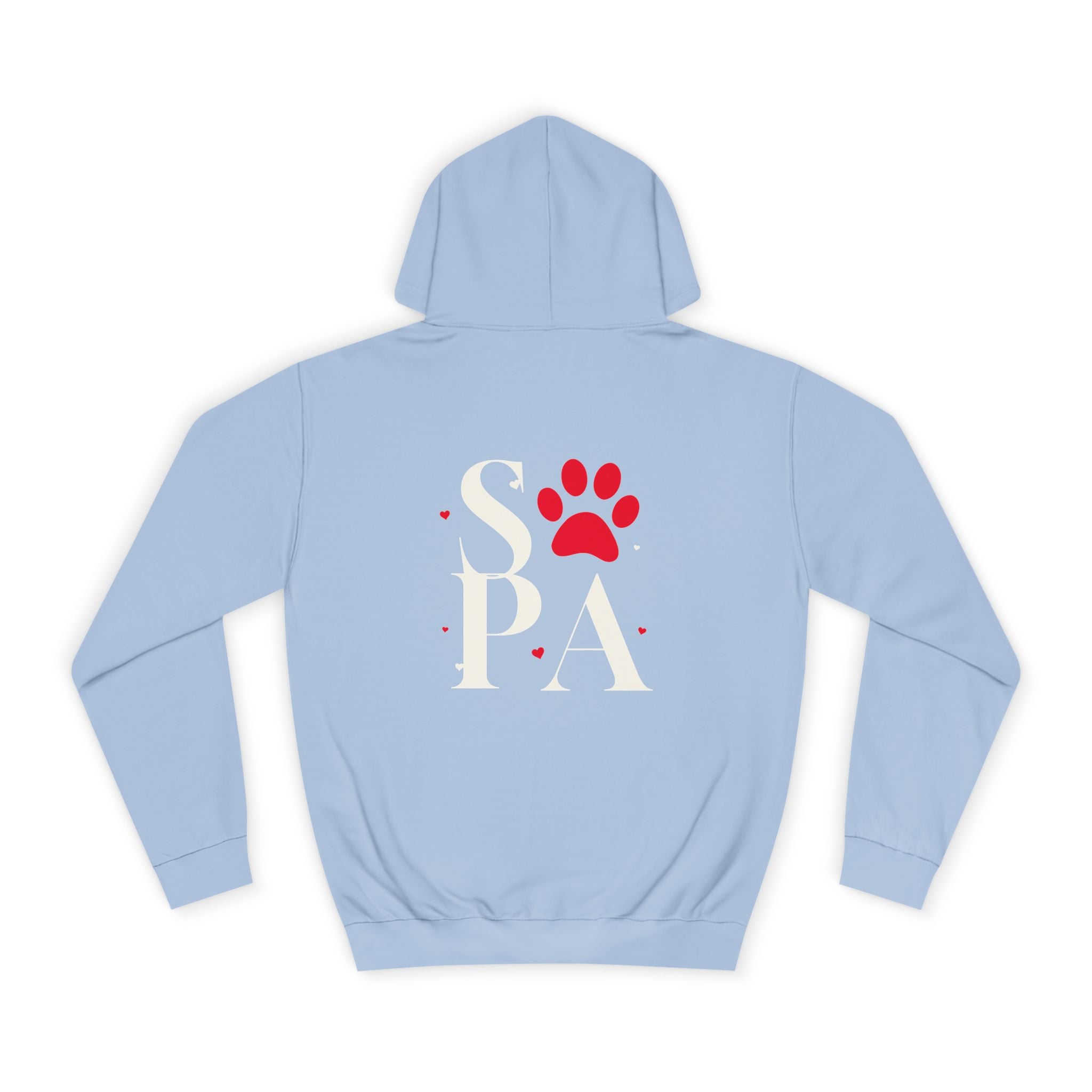Cozy Hoodie with Paw Print | Unisex Sweatshirt, Gift for Animal Lovers, Apparel, Casual Wear, Birthday