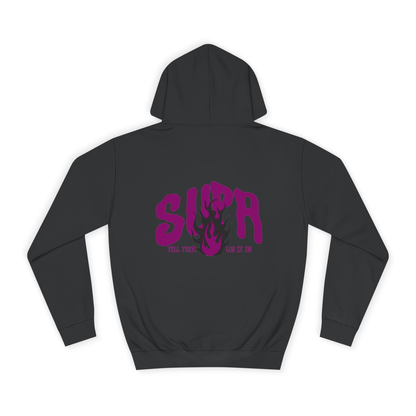 Trendy Unisex SUPA Hoodie with Unique Flame Design - Perfect for Any One, Casual Wear, Gifts, Streetwear, or Events