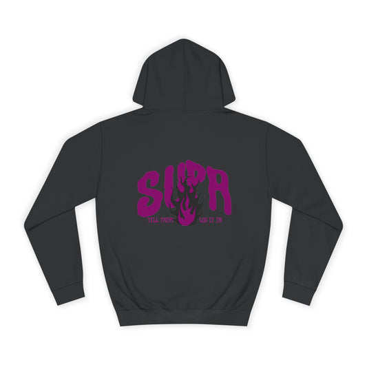 Trendy Unisex SUPA Hoodie with Unique Flame Design - Perfect for Any One, Casual Wear, Gifts, Streetwear, or Events