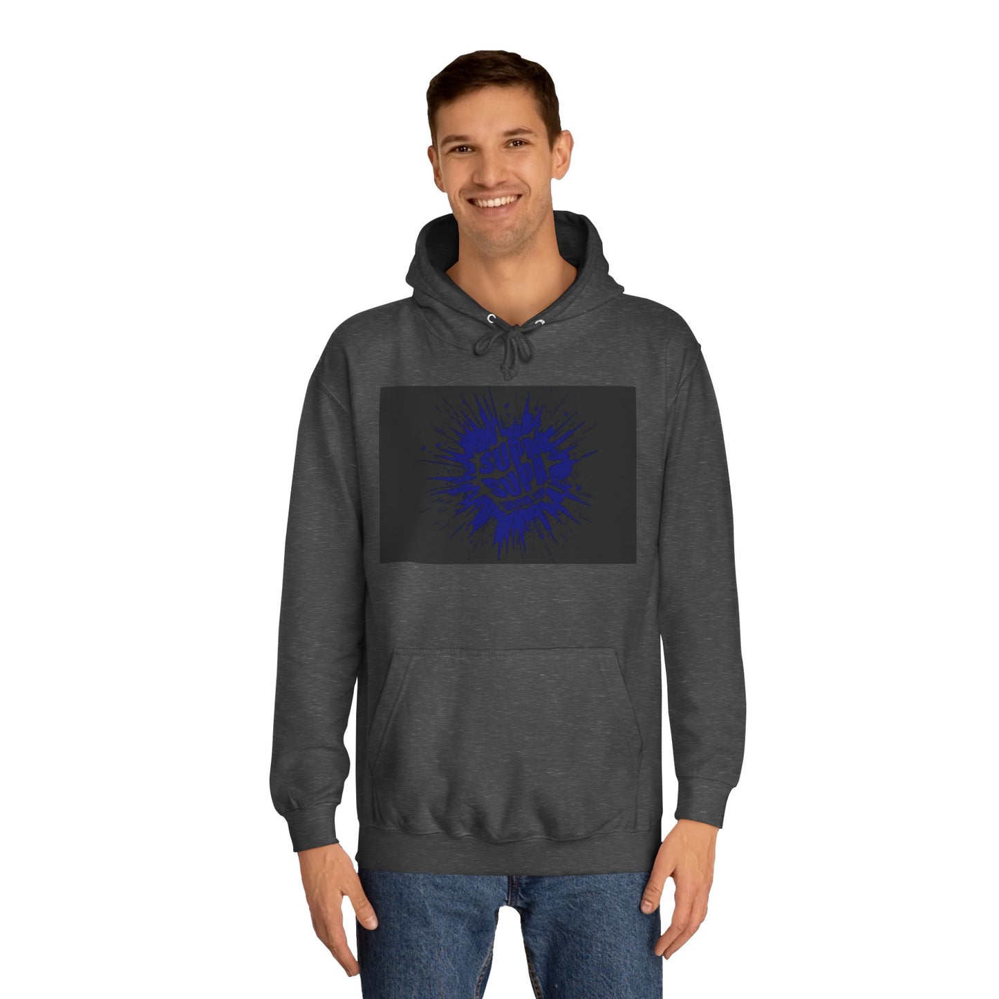 Unisex Supa Supa Hoodie with Bold Graphic Design, Comfortable Casual Wear, Ideal for Everyday, Perfect for Gifting, Spring and Fall Fashion