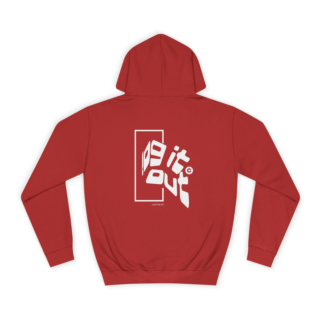 Cozy Unisex Log it out Hoodie, Perfect for Life, Graduation Gifts, Unisex Custom Apparel, Soft Hooded Sweatshirt, Everyday Comfort