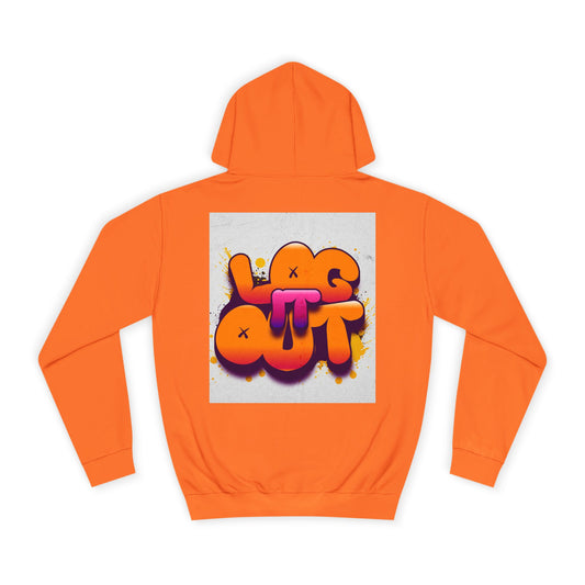 Vibrant Unisex Log it out Hoodie - Trendy, Comfortable Streetwear, Ideal for Life, Casual Outings, Gifts, and more!