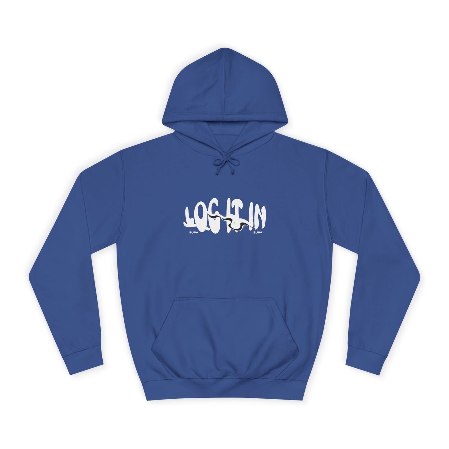 Minimalist Unisex Log it in Hoodie with Design