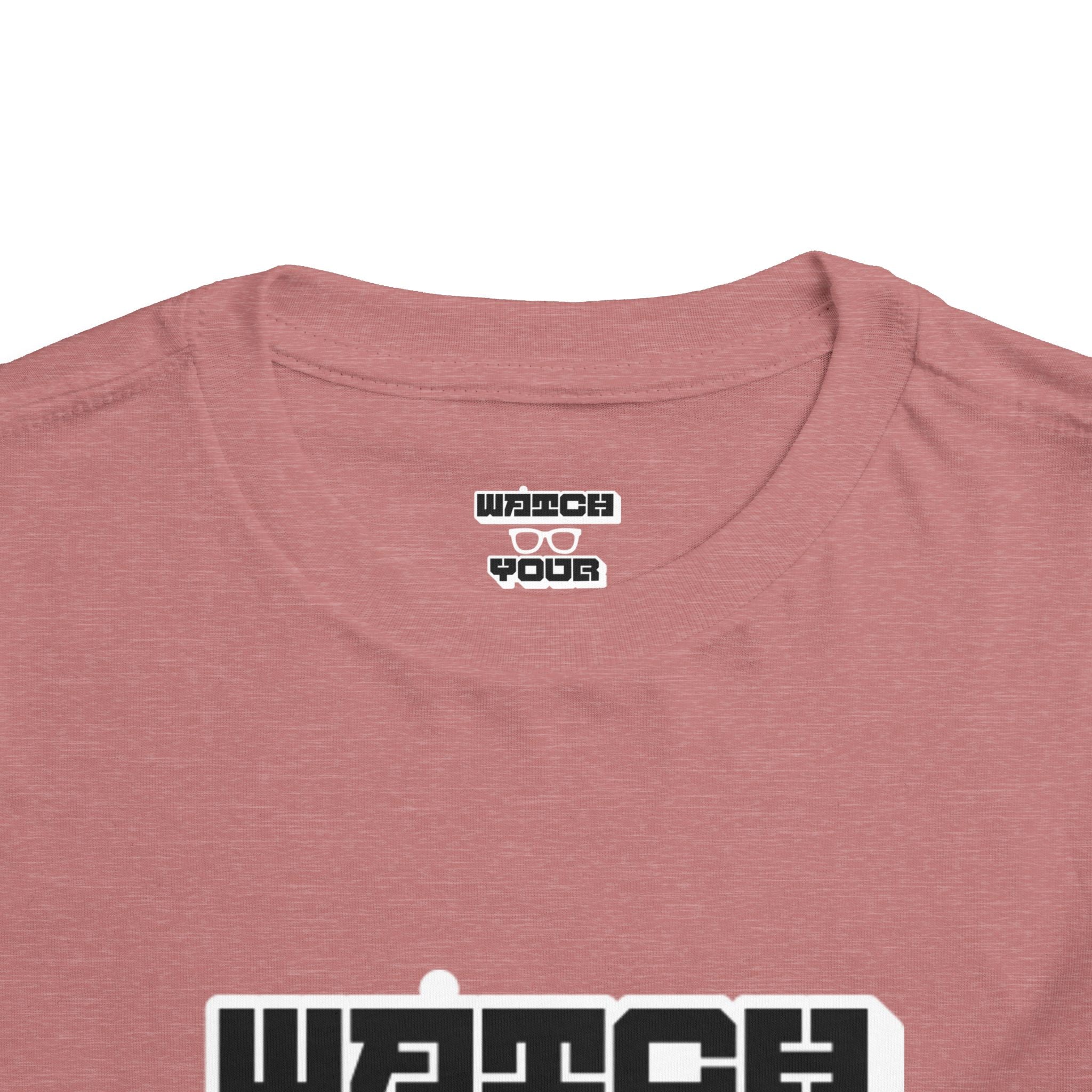 Toddler Tee — "Watch Your Back" Graphic Kids Shirt