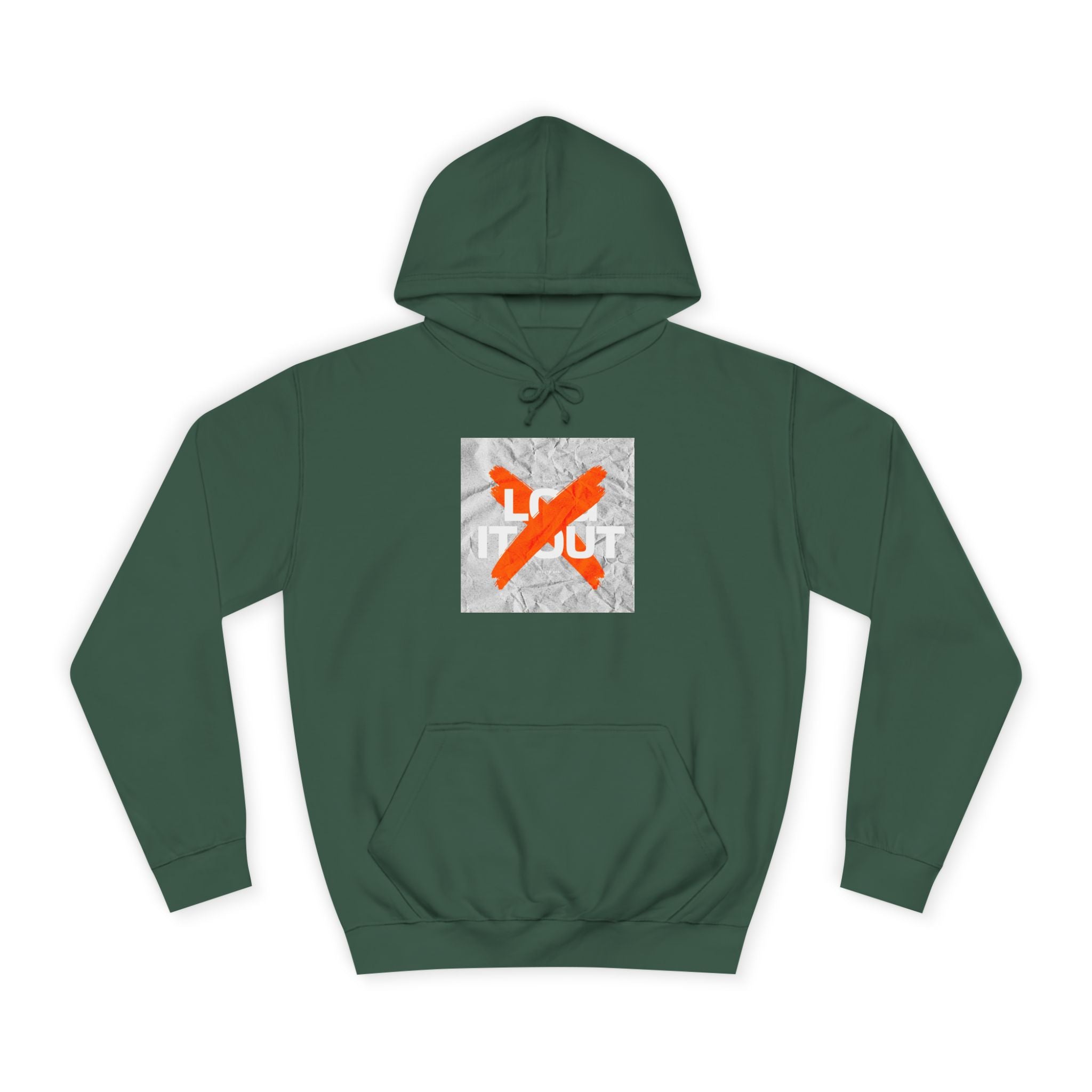 Trendy Unisex Hoodie - Stylish Graphic Sweatshirt, Casual Wear, Gifts, and Everyday Comfort - 'Log it Out' Design