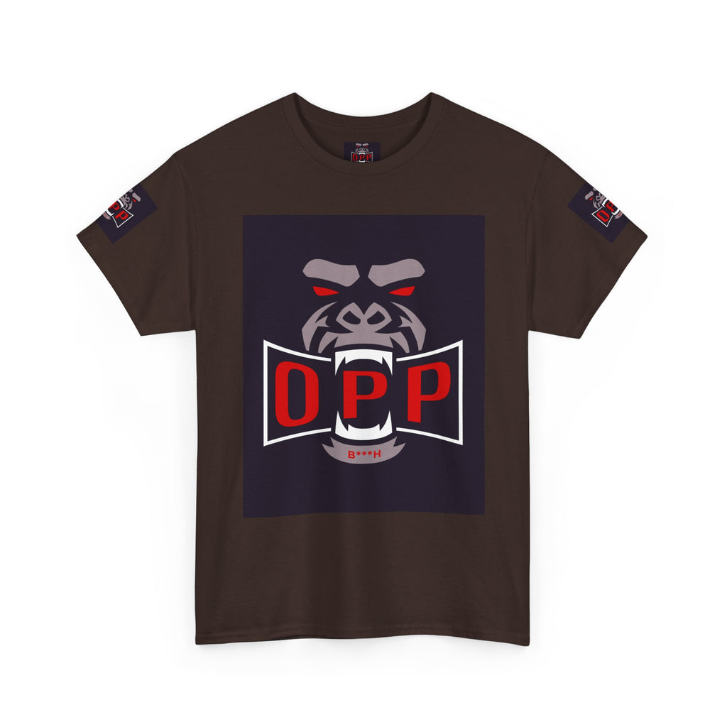 Gorilla OPP Graphic Tee — Bold Red & Black Urban Streetwear Shirt