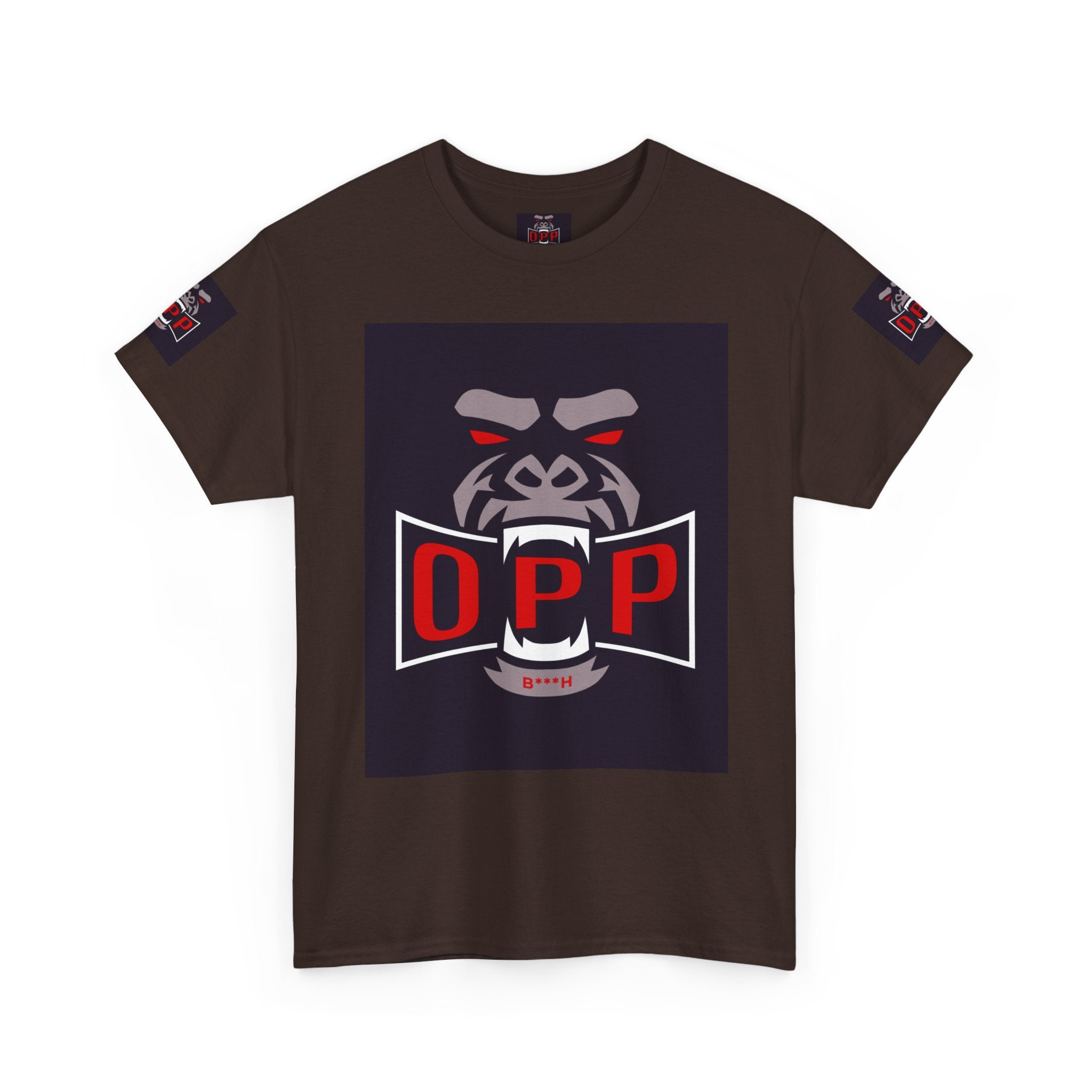 Gorilla OPP Graphic Tee — Bold Red & Black Urban Streetwear Shirt