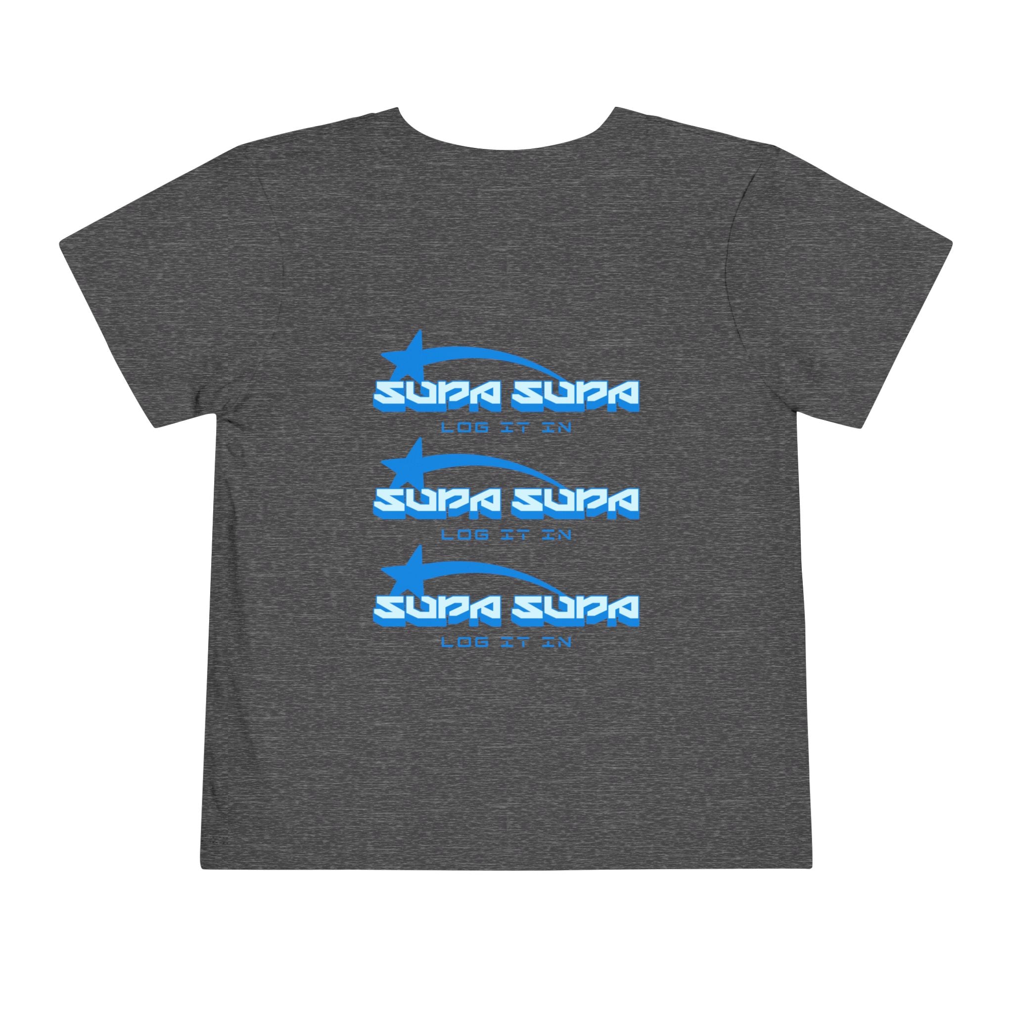 Toddler Tee — Blue Star 'Supa Supa' Graphic Shirt
