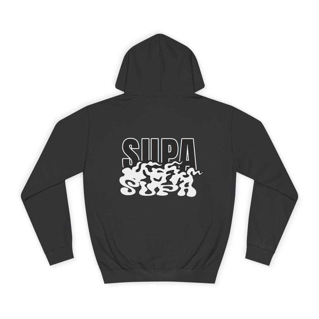 Trendy Unisex Hoodie with 'SUPA' Design | Casual Wear, Apparel, Street Style, Gift, Cozy Fashion