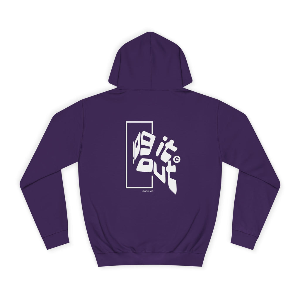 Cozy Unisex Log it out Hoodie, Perfect for Life, Graduation Gifts, Unisex Custom Apparel, Soft Hooded Sweatshirt, Everyday Comfort