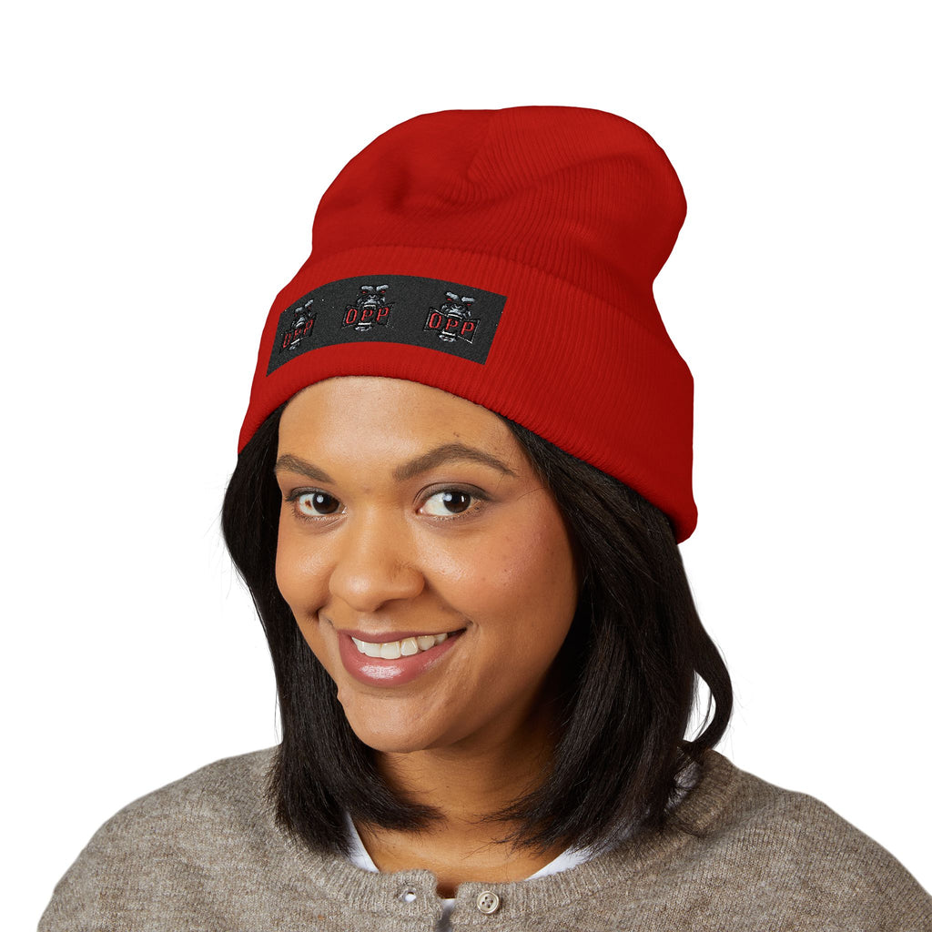 Embroidered OPP Cuffed Beanie — Musician Winter Hat