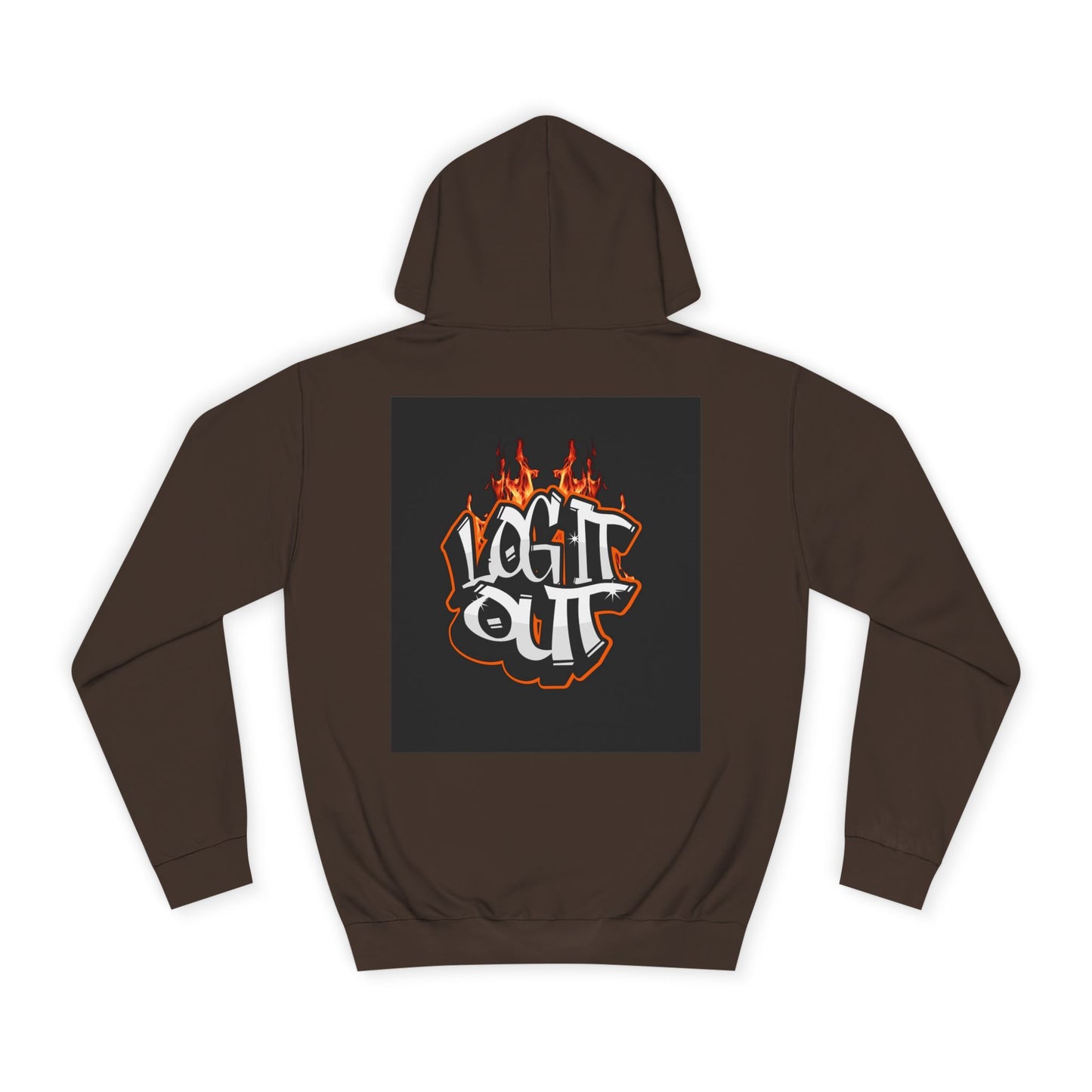 Stylish Unisex Hoodie with 'Log It Out' Design, Cozy Wear, Trendy Streetwear, Perfect for Parties