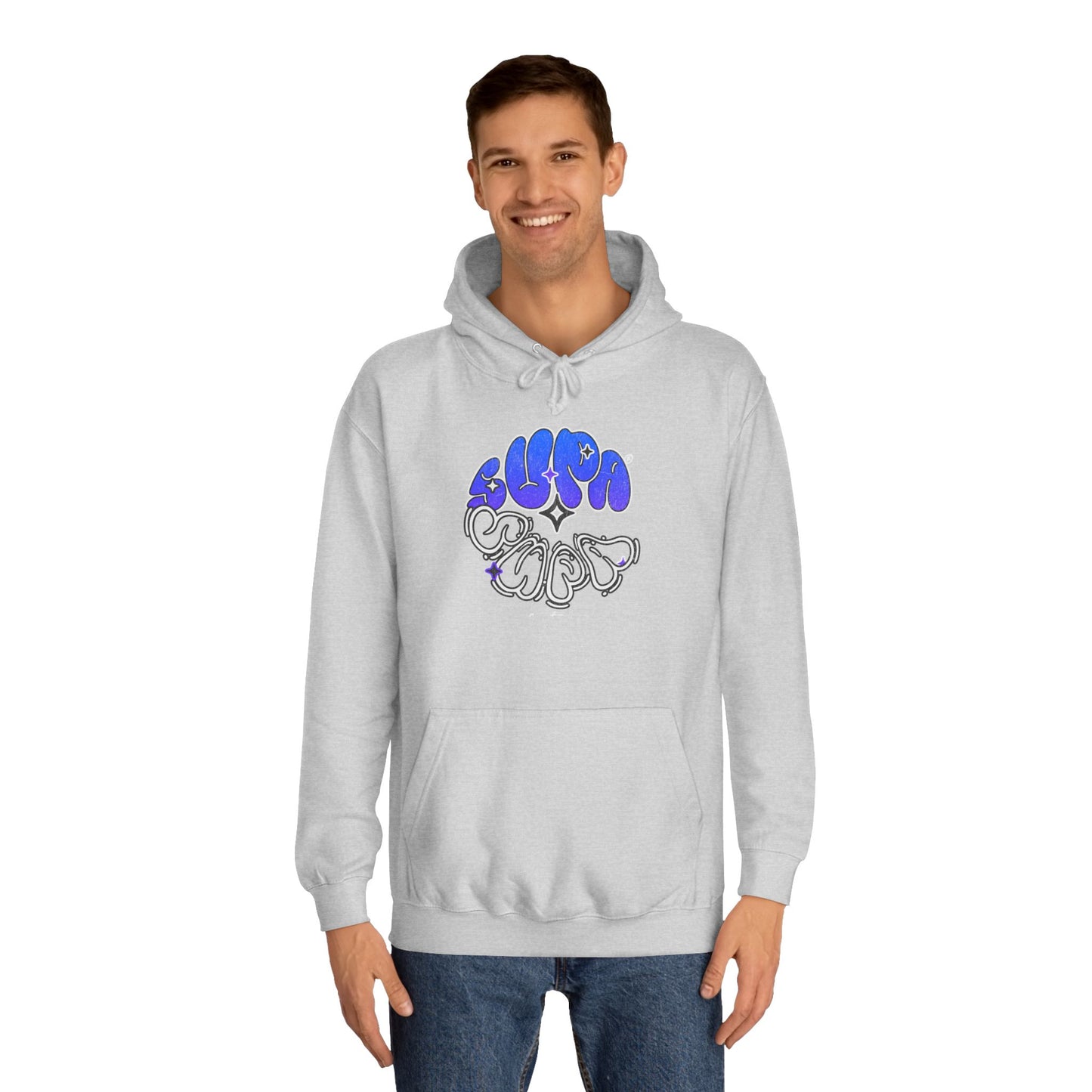 Unisex Supa Supa Streetwear Hoodie, Casual Art Hoodie, Life Apparel, Stylish Unisex Pullover, Hipster Hoodie Gift