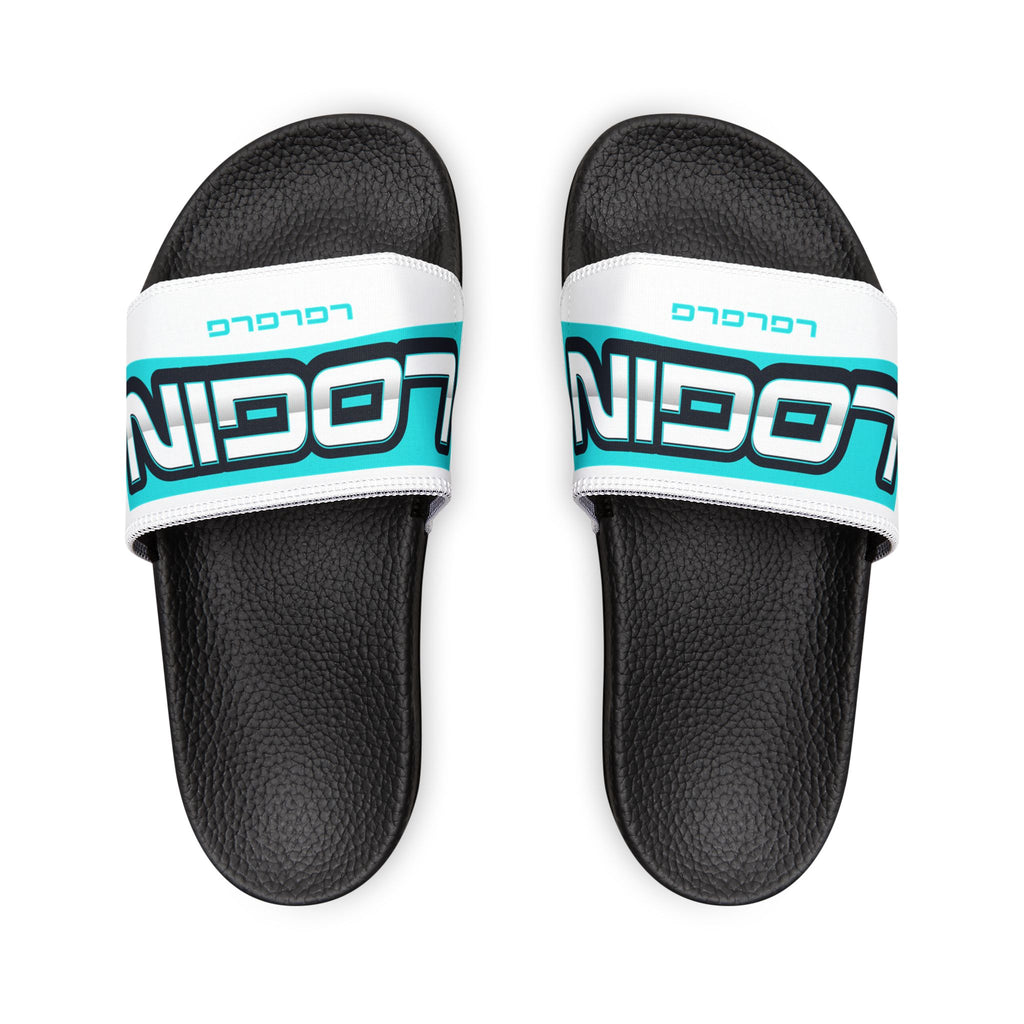 Men's "LOGIN" Slide Sandals — Removable Strap Athletic Slides