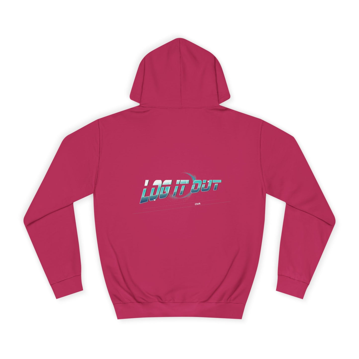 Unisex 'log it out' Hoodie with Retro Style, Ideal for Everyday Wear, Perfect for trendy wear,Gift for Friends