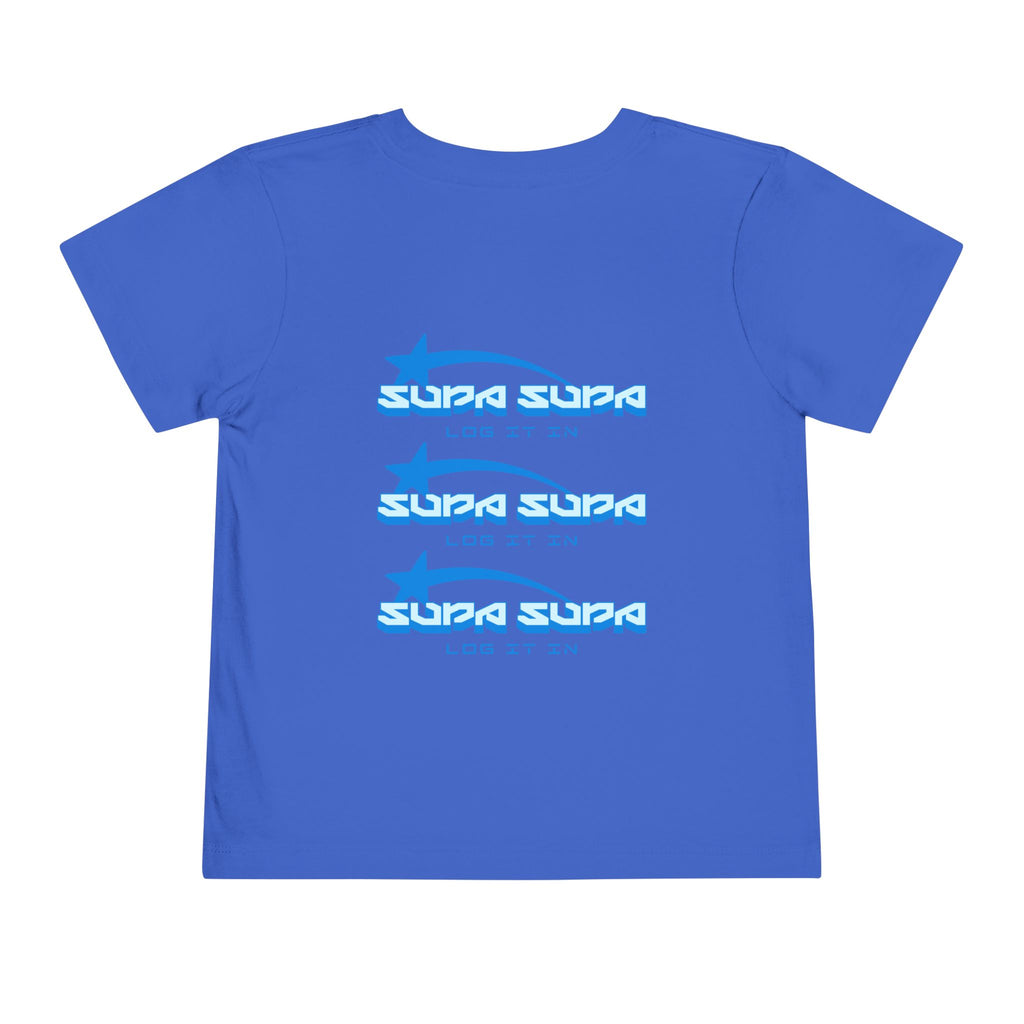 Toddler Tee — Blue Star 'Supa Supa' Graphic Shirt