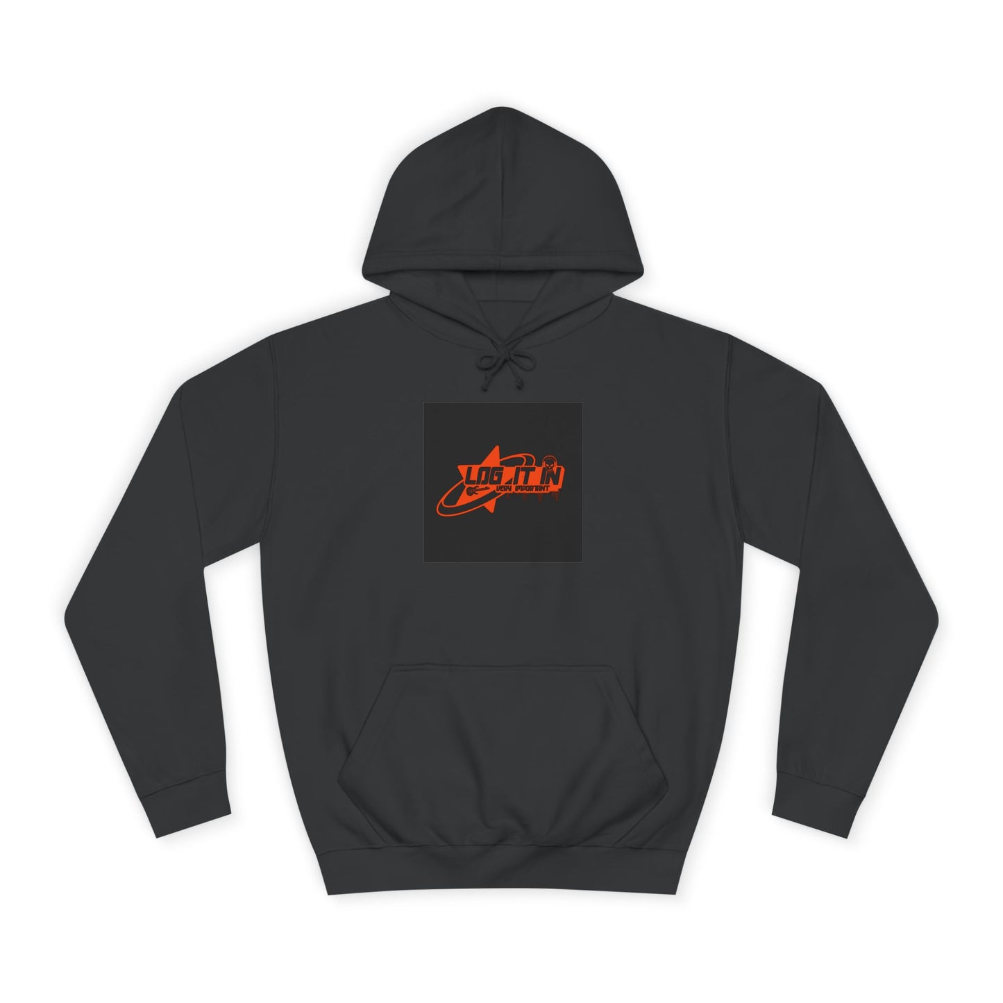 Unisex Log it in Hoodie with Vibrant Retro Design – Perfect for Life, Events, Gift, Relaxed Style, Holiday Wear