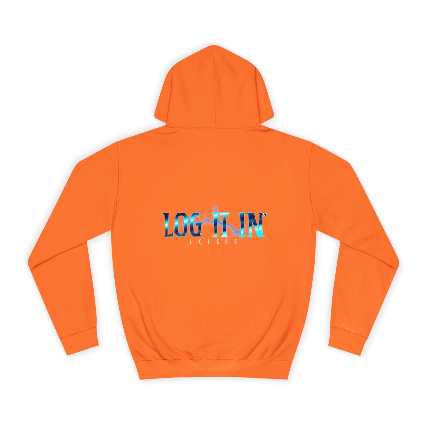 Unisex Hoodie with LOG IT IN Design - Casual Wear, Perfect Gift, Events, and Cozy Days