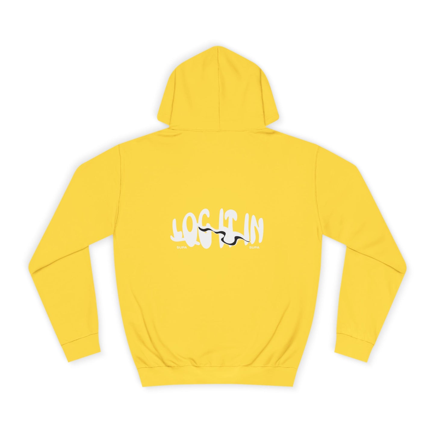 Minimalist Unisex Log it in Hoodie with Design
