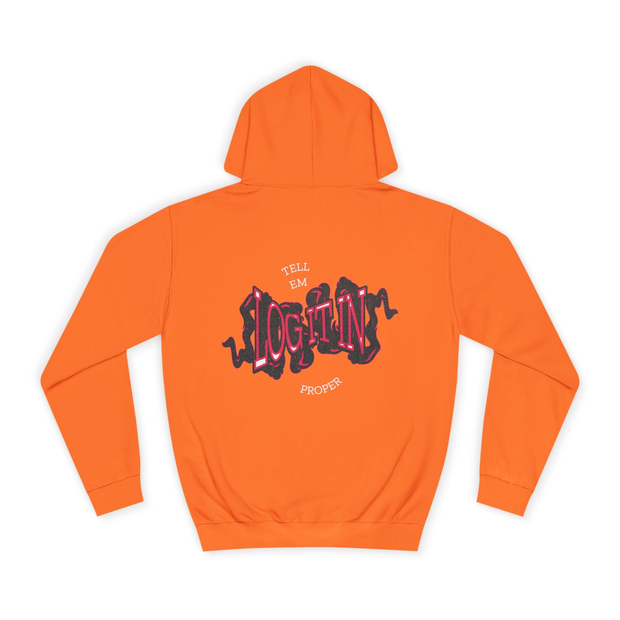 'Log it in'Hoodie for Unisex, Casual Wear, Trendy Apparel, Perfect for Everyday wear, Comfortable Fit