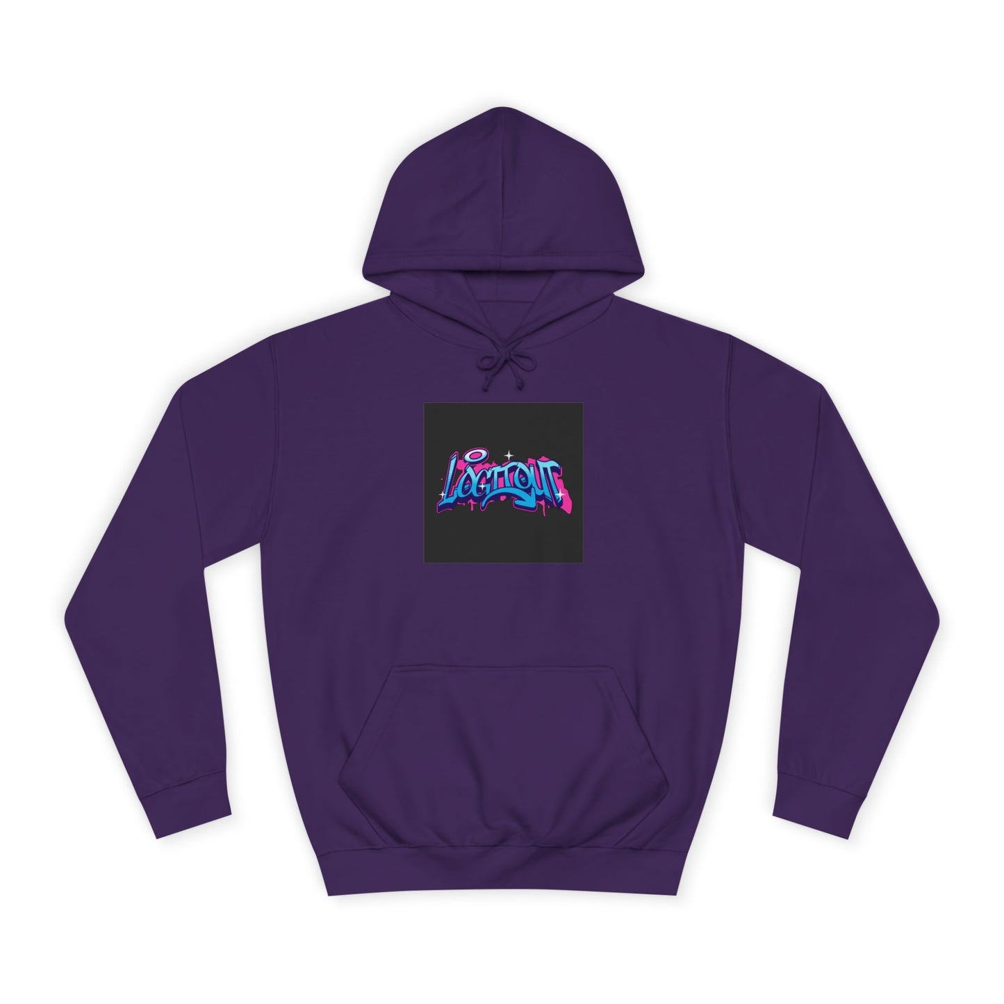 Unisex Hoodie with Colorful Graffiti Design - Trendy Streetwear, Perfect for Life, Gift, Casual Wear