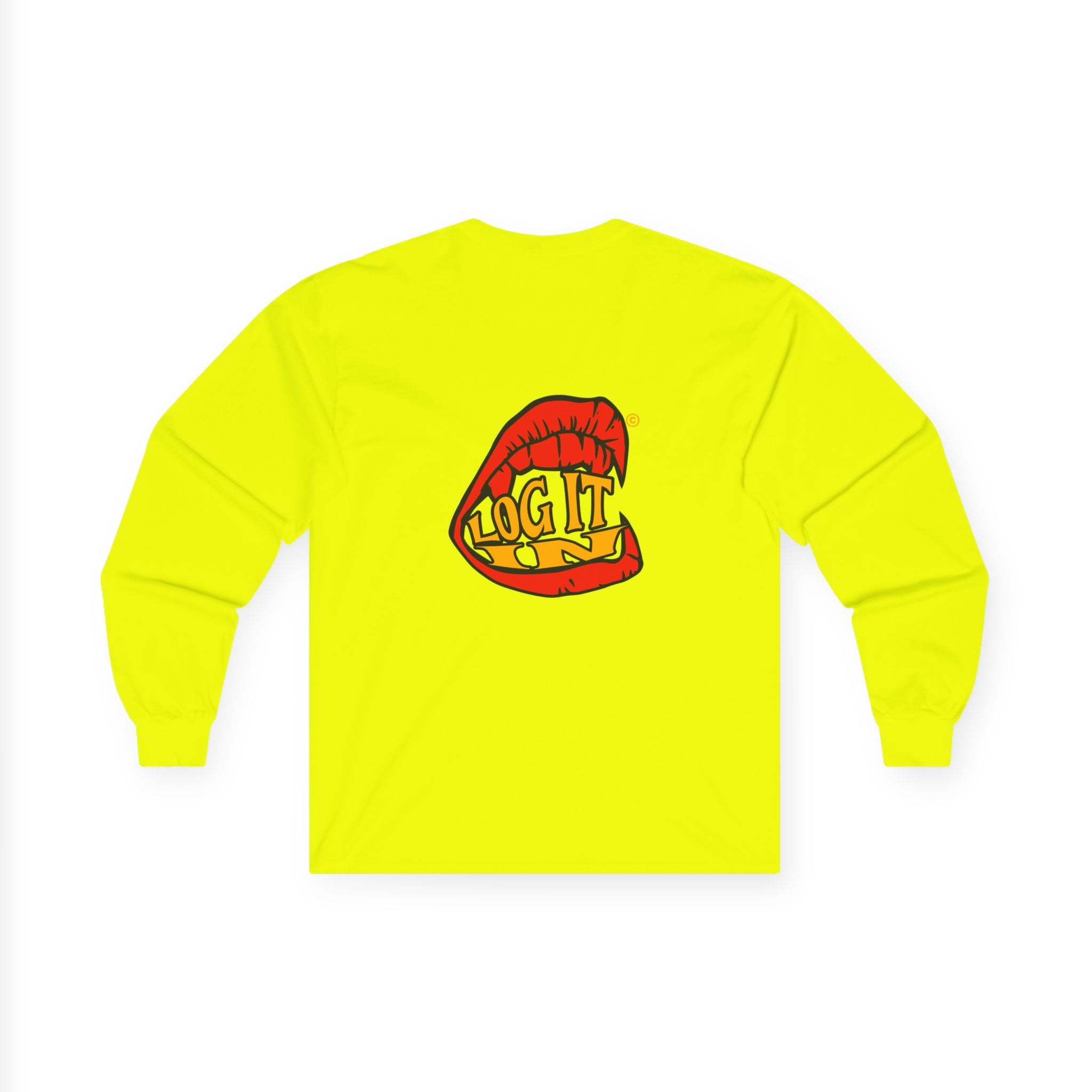 "Log It in" Graphic Long Sleeve Tee