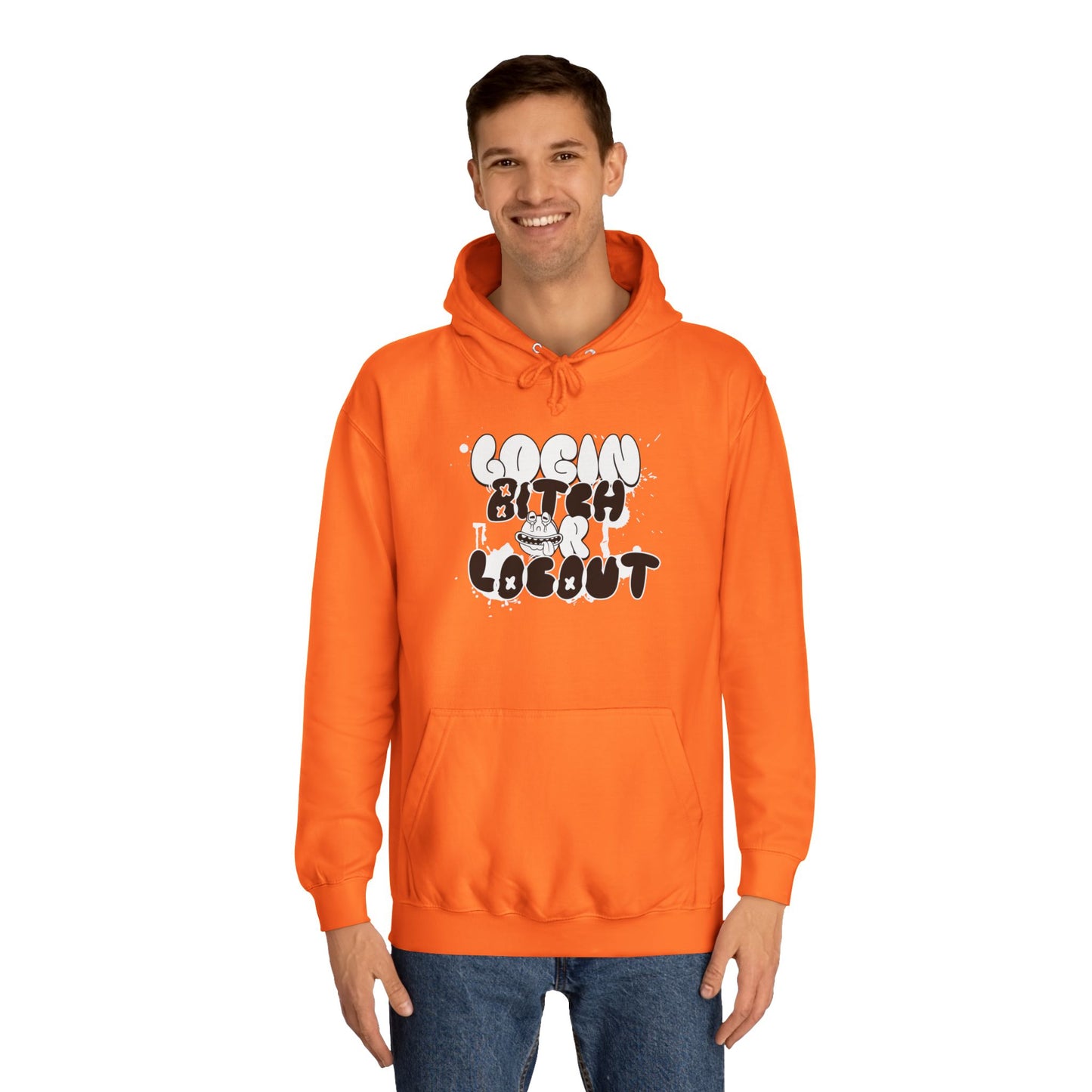 Unisex Hoodie - "Log In Bitch or Log Out" Graphic Hoodie