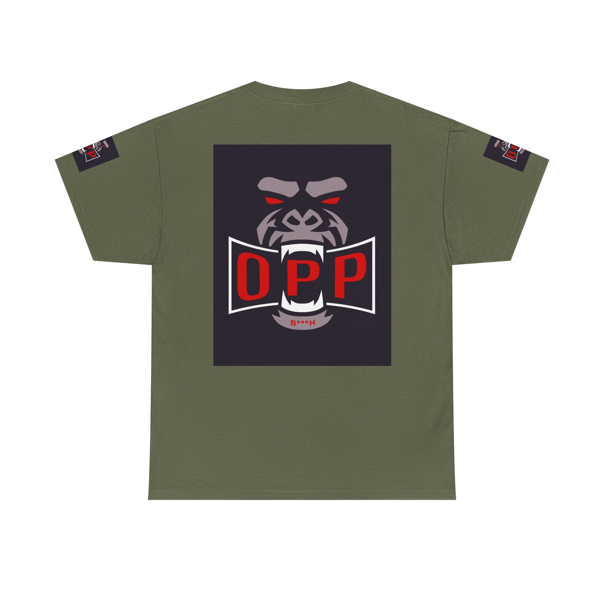 Gorilla OPP Graphic Tee — Bold Red & Black Urban Streetwear Shirt