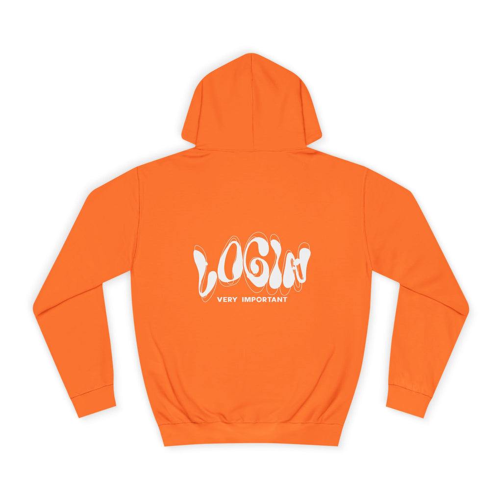Cool College Unisex Hoodie - LOGIN, Apparel, Funny Hoodie, Gift, Cozy Wear,Trendy Fashion