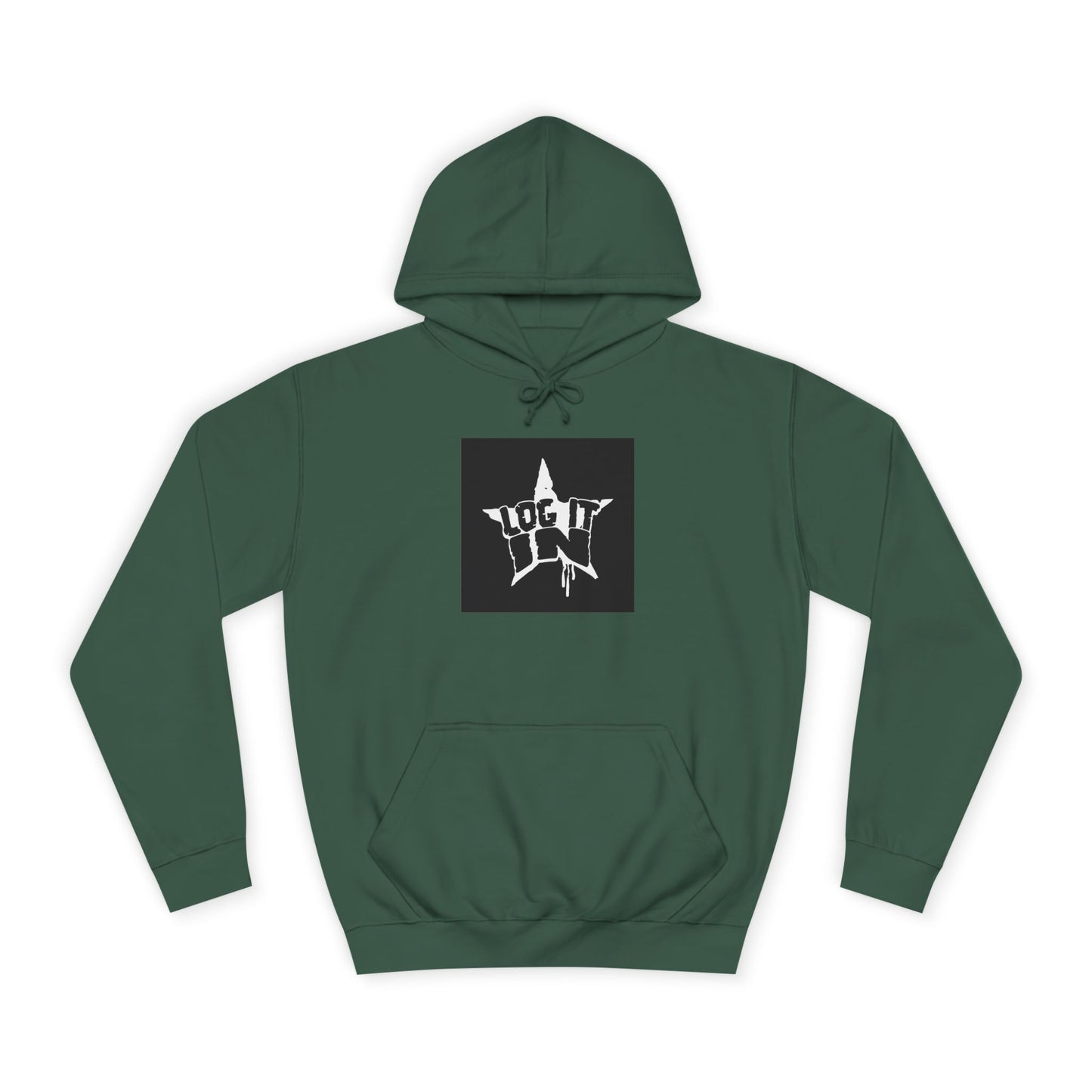 Unisex Log it in Hoodie, Trendy Hooded Sweatshirt, Spirit Wear, Casual Streetwear, Gift