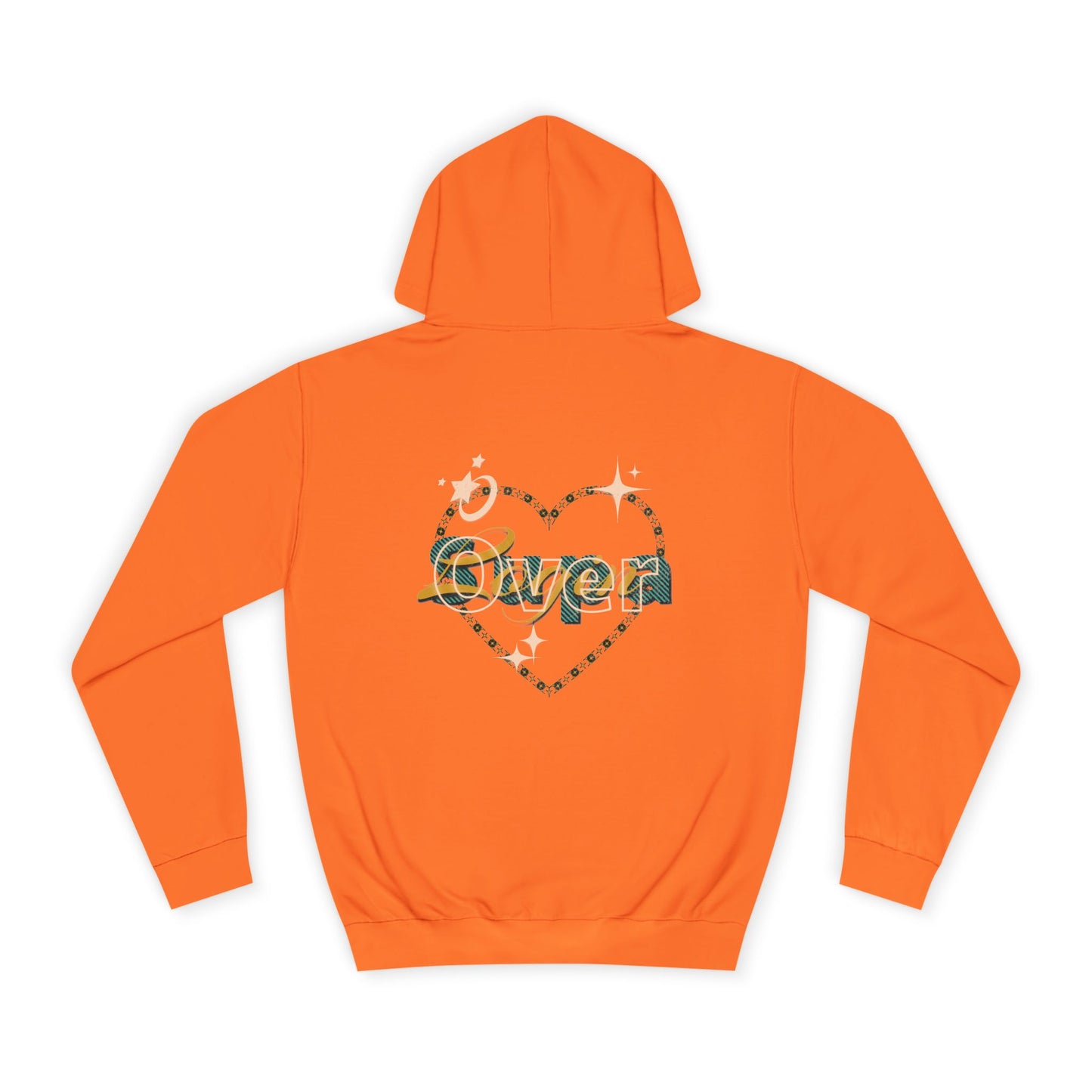 Charming Heart Hoodie with Floral Design, Unisex Casual Sweatshirt, Trendy Gift, Relaxed Wear, Unique Apparel
