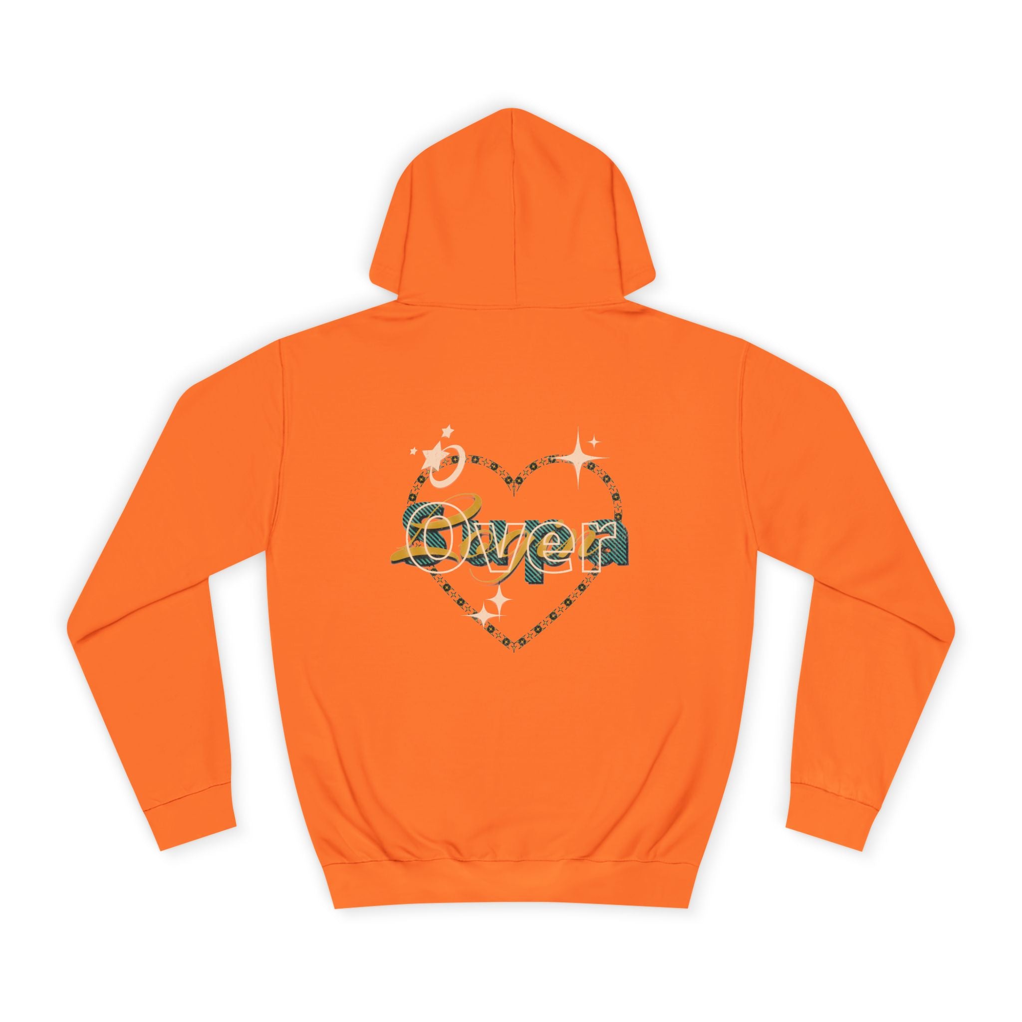 Charming Heart Hoodie with Floral Design, Unisex Casual Sweatshirt, Trendy Gift, Relaxed Wear, Unique Apparel