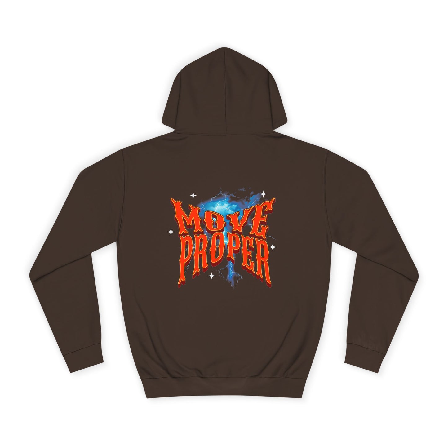Unisex Hoodie - Move Proper Graphic, Trendy Casual Wear
