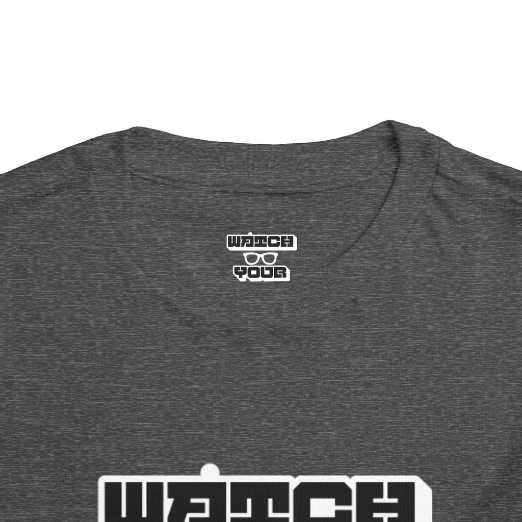 Toddler Tee — "Watch Your Back" Graphic Kids Shirt