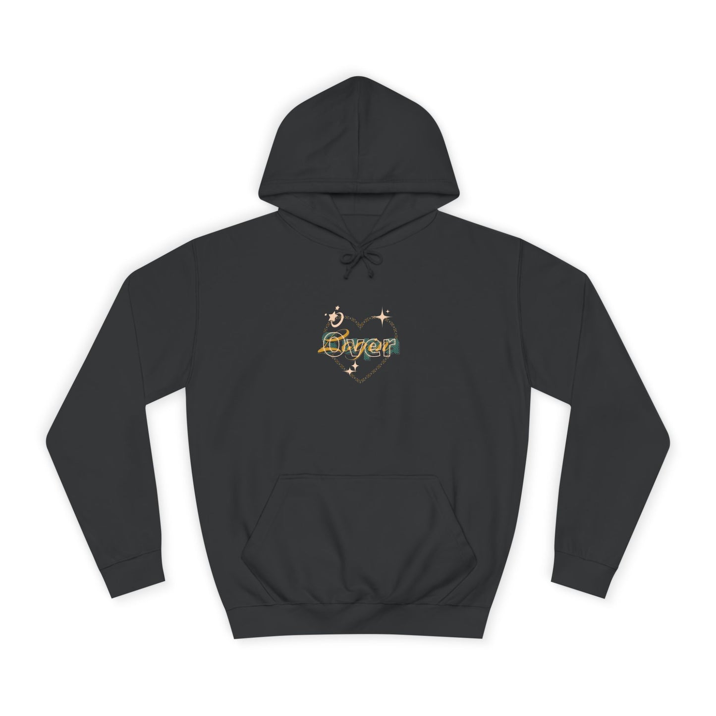 Charming Heart Hoodie with Floral Design, Unisex Casual Sweatshirt, Trendy Gift, Relaxed Wear, Unique Apparel