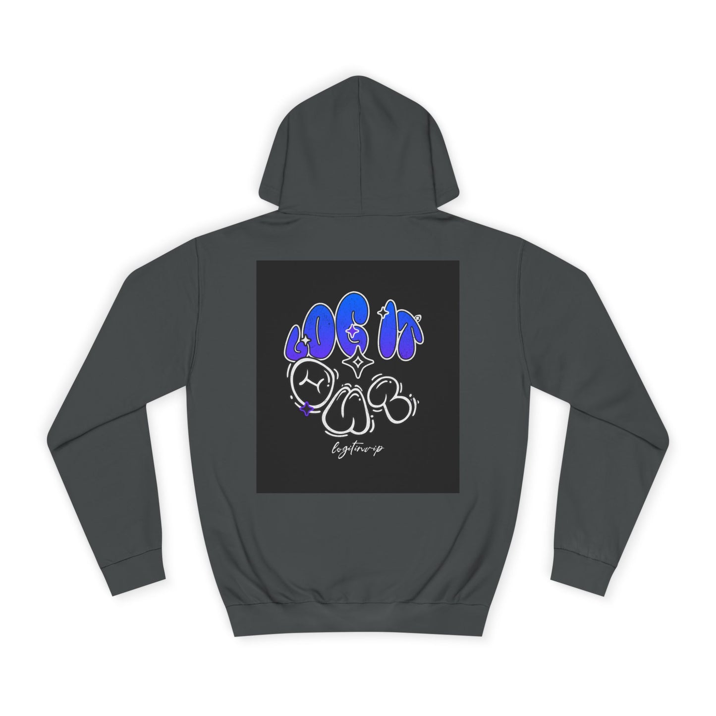 Vibrant Log it out Spirit Hoodie, Unisex Hoodie, Comfortable Sweatshirt, Graphic Hooded Sweatshirt,