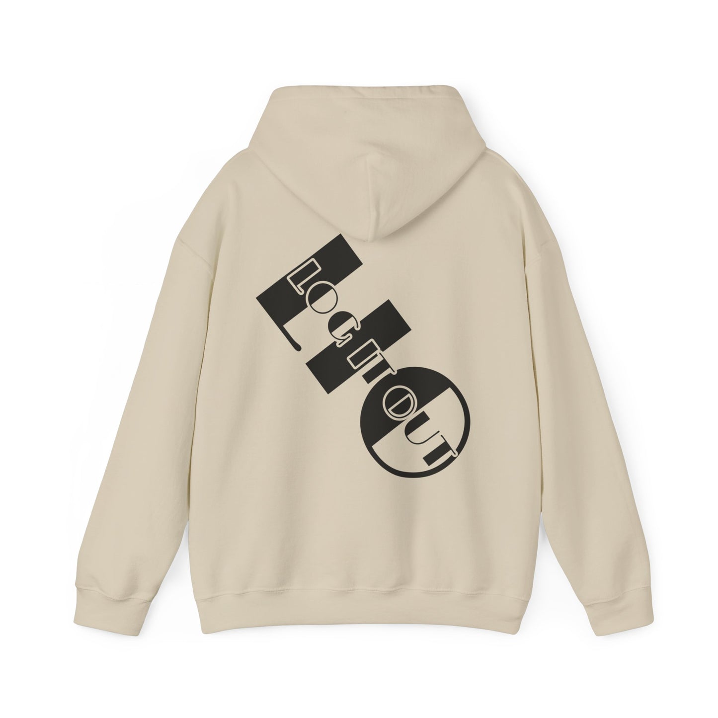 Log it out Unisex Heavy Blend™ Hooded Sweatshirt