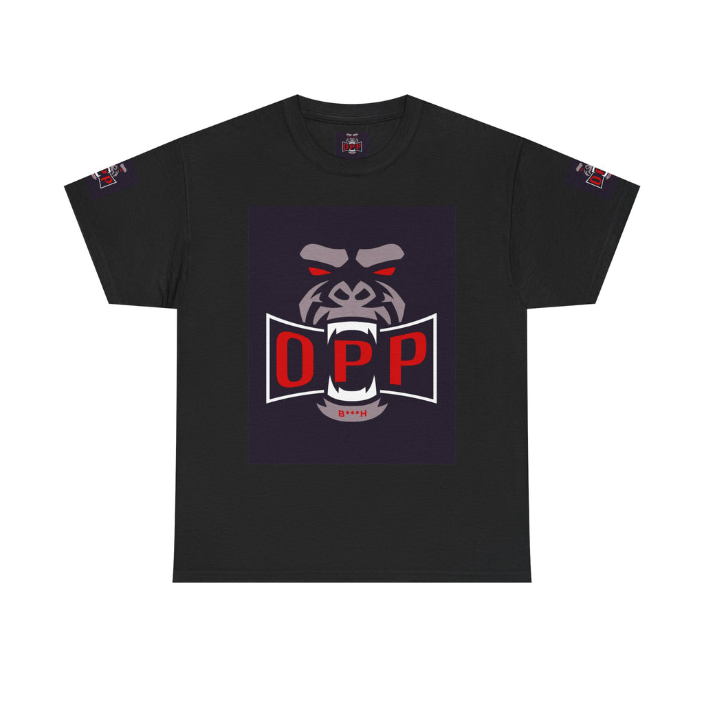 Gorilla OPP Graphic Tee — Bold Red & Black Urban Streetwear Shirt