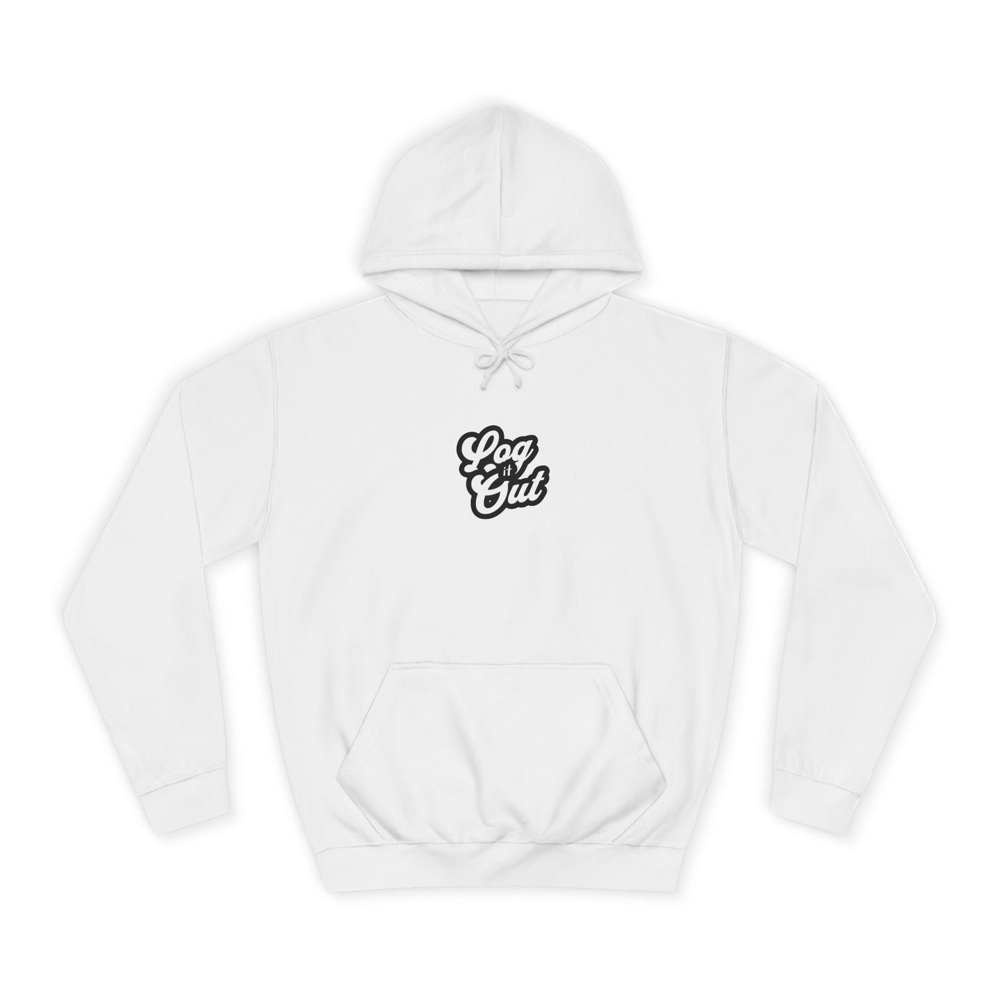 Unisex Hoodie with 'Log It Out' Design - Perfect for Casual Wear, Gifts, Trendy Life, Comfy Hooded