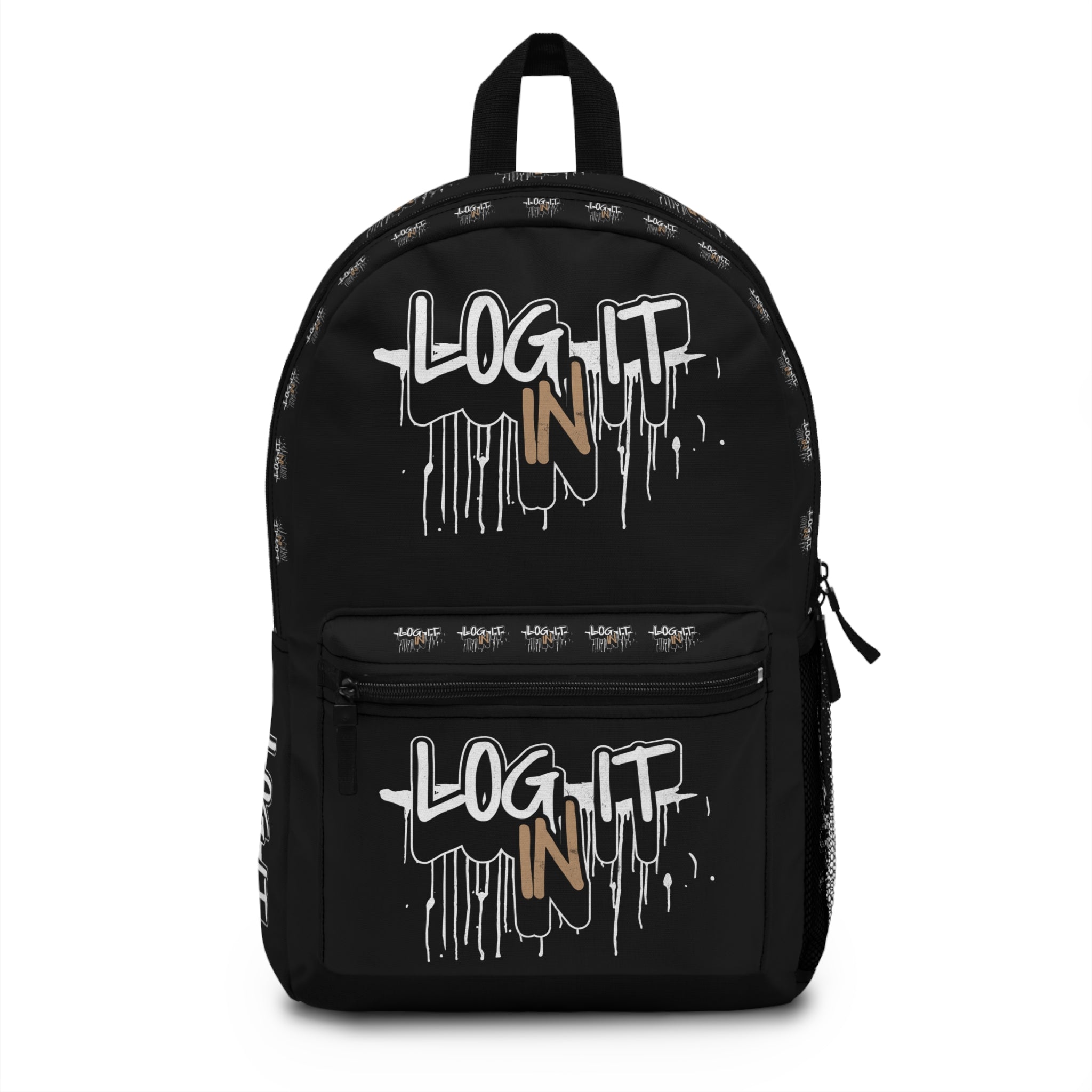 Log It In Backpack — Urban Graffiti Backpack for Students & Creatives