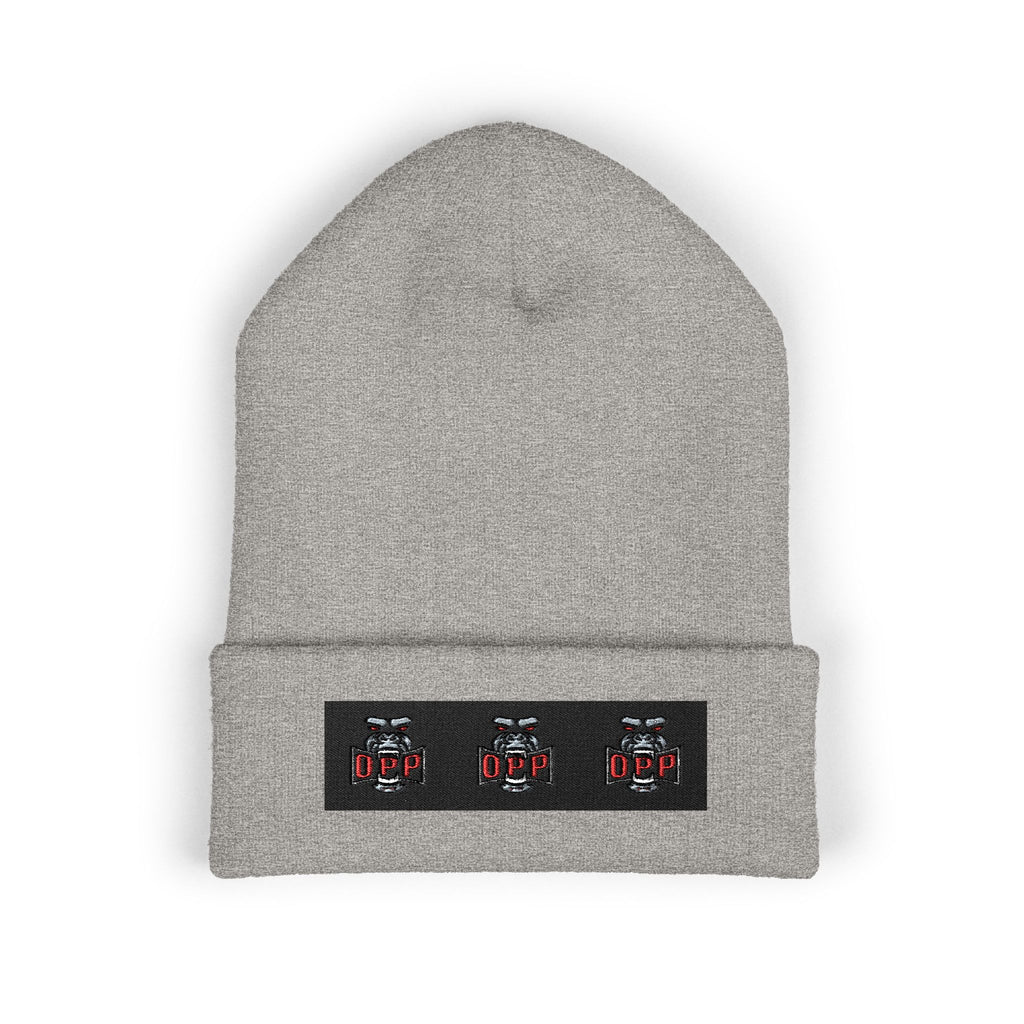 Embroidered OPP Cuffed Beanie — Musician Winter Hat