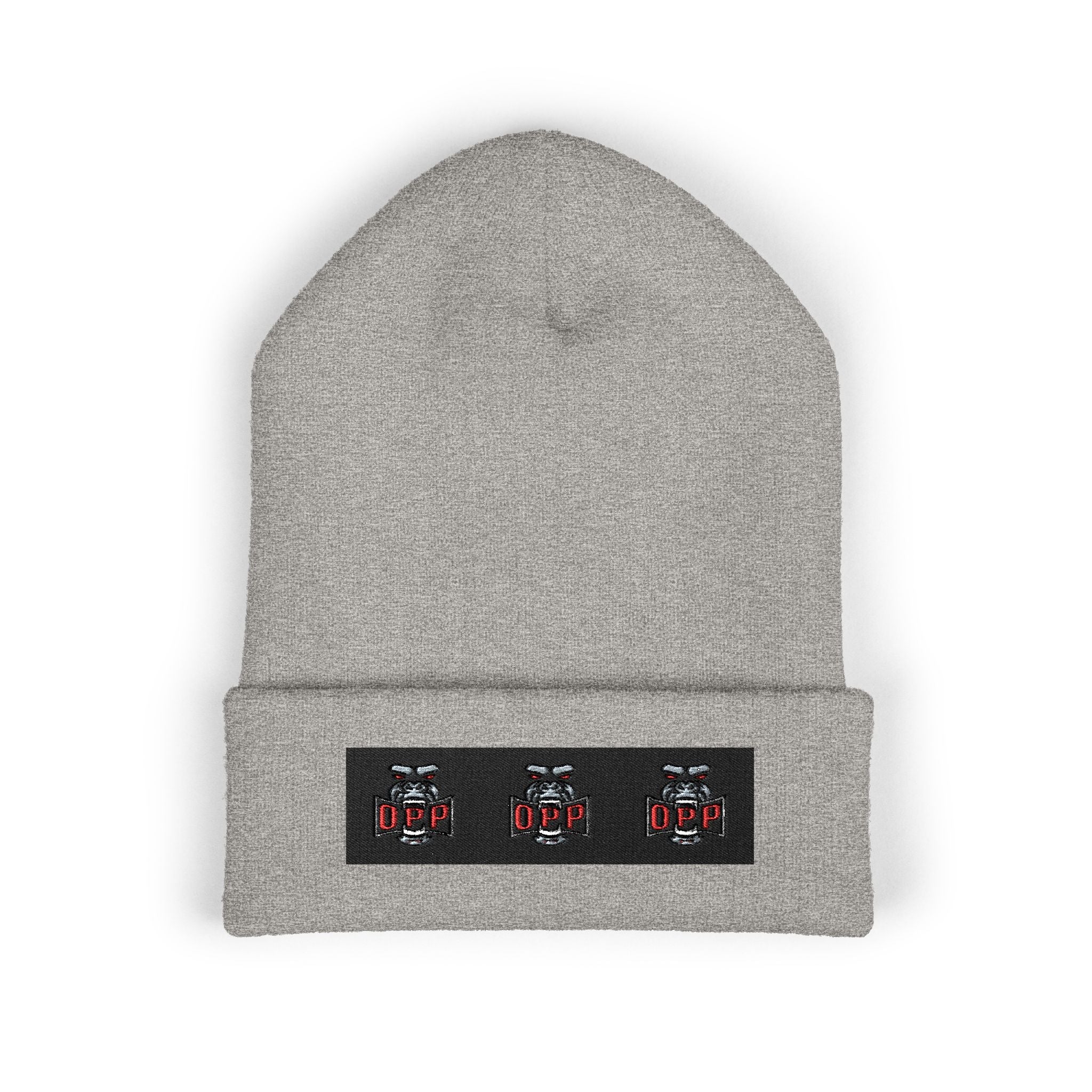 Embroidered OPP Cuffed Beanie — Musician Winter Hat
