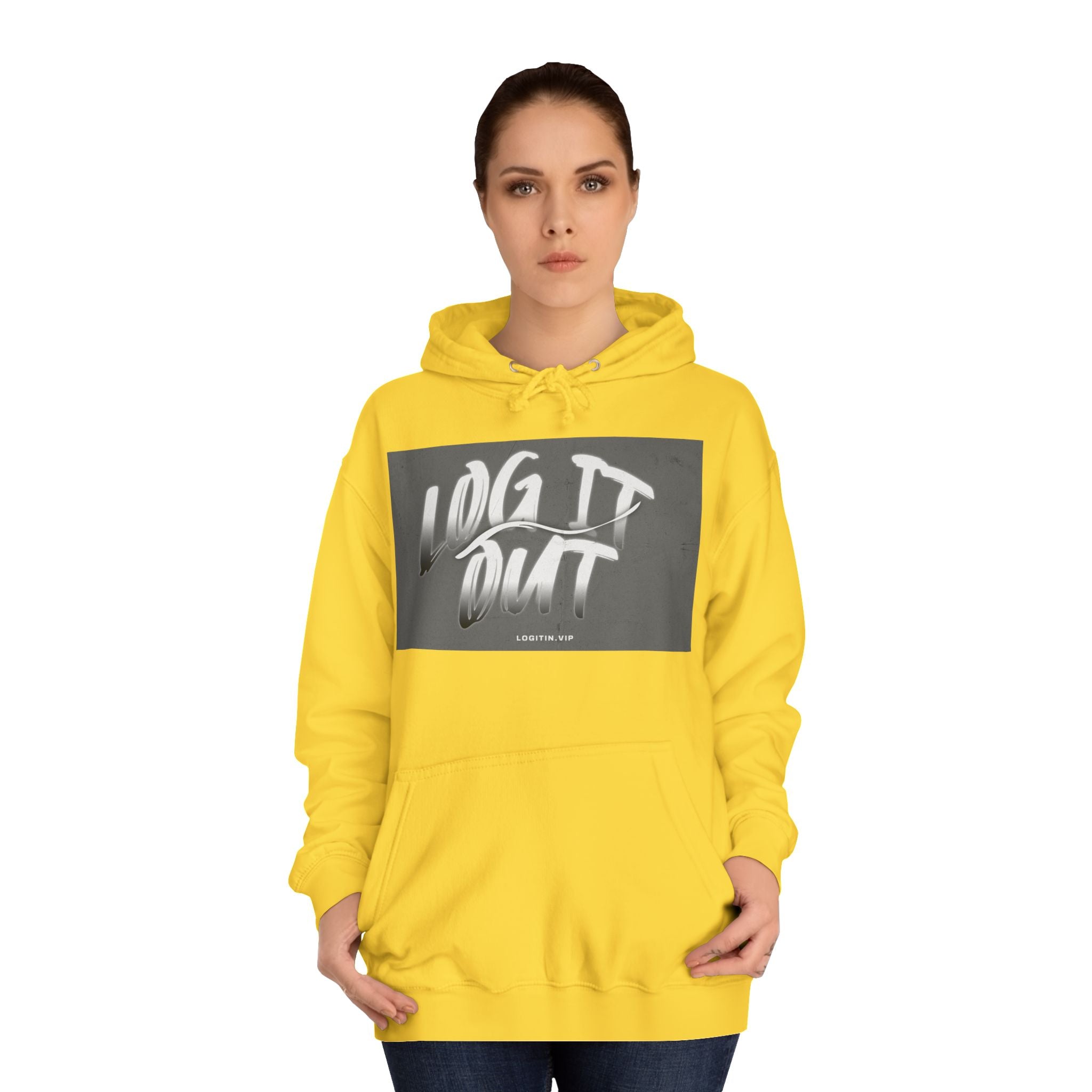 Stylish Unisex log it out Hoodie | Casual Wear, Trendy Design, Perfect Gift, Daily Comfort, College Apparel