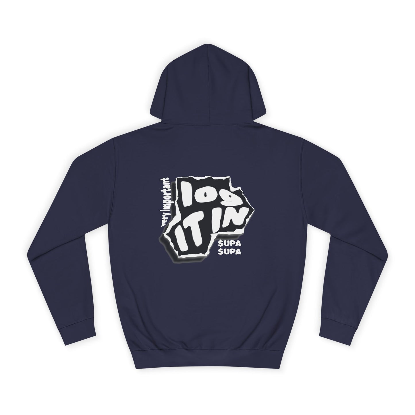 Unisex Log it in Hoodie with Graphic Design, Casual Wear, Trendy Apparel, perfect gift, Streetwear Style