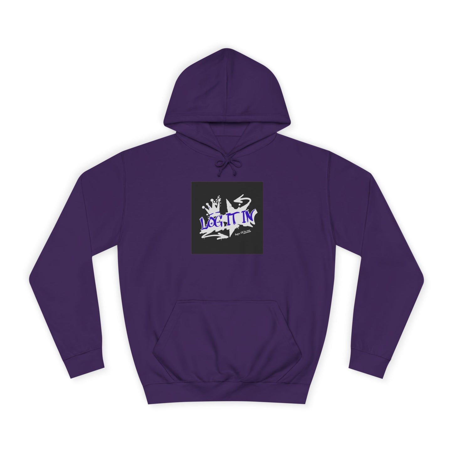 Unisex Log it in Hoodie, Casual Streetwear, Graphic Hoodie, Gift, Trendy Log it in Apparel, Cool Hoodie Design