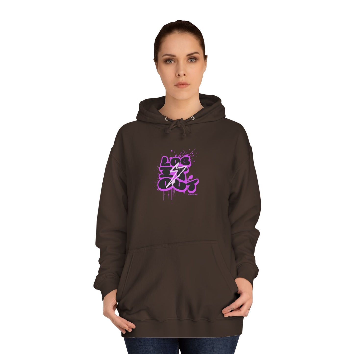 Unisex Hoodie - Log It Out Trendy Street Wear