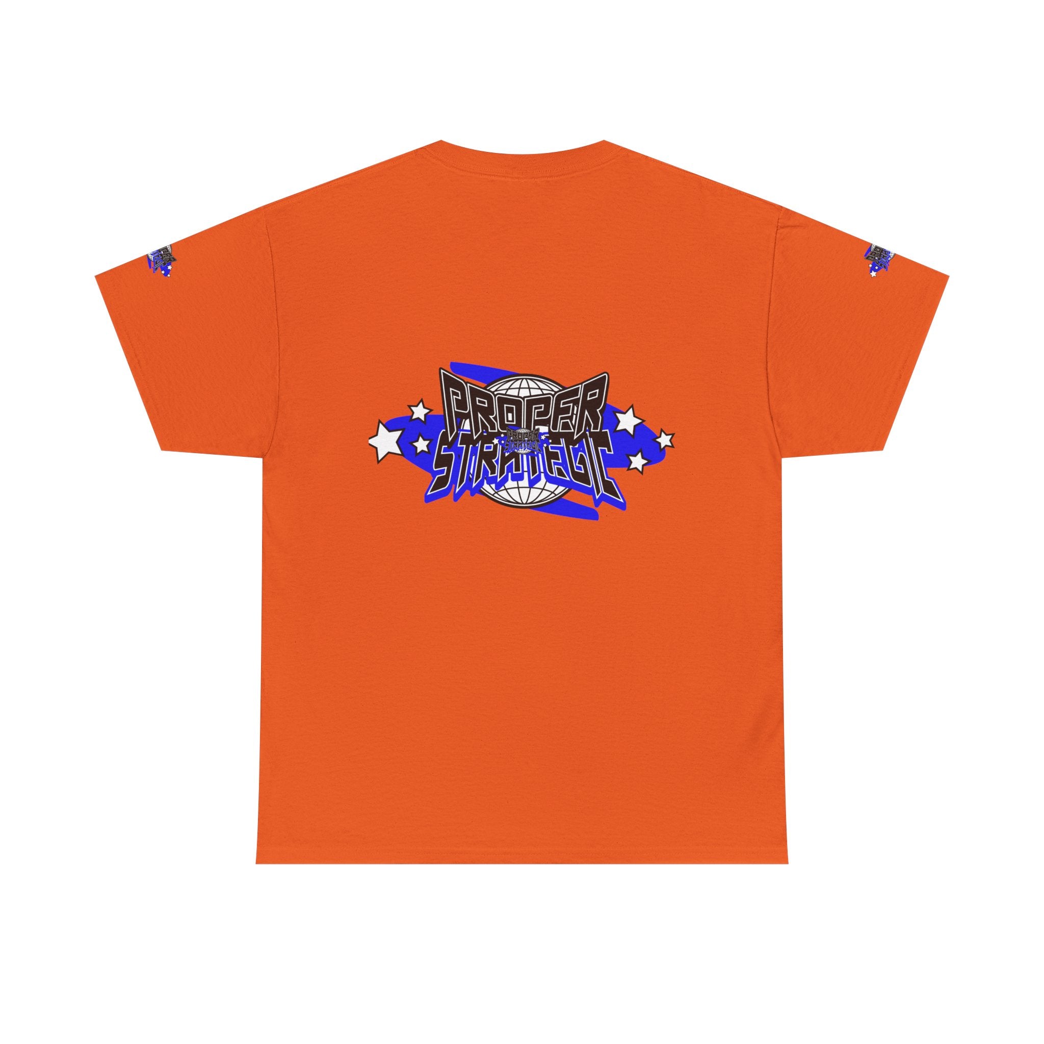 Proper 'Strategic' Graphic Tee — Retro Blue Streetwear T‑Shirt