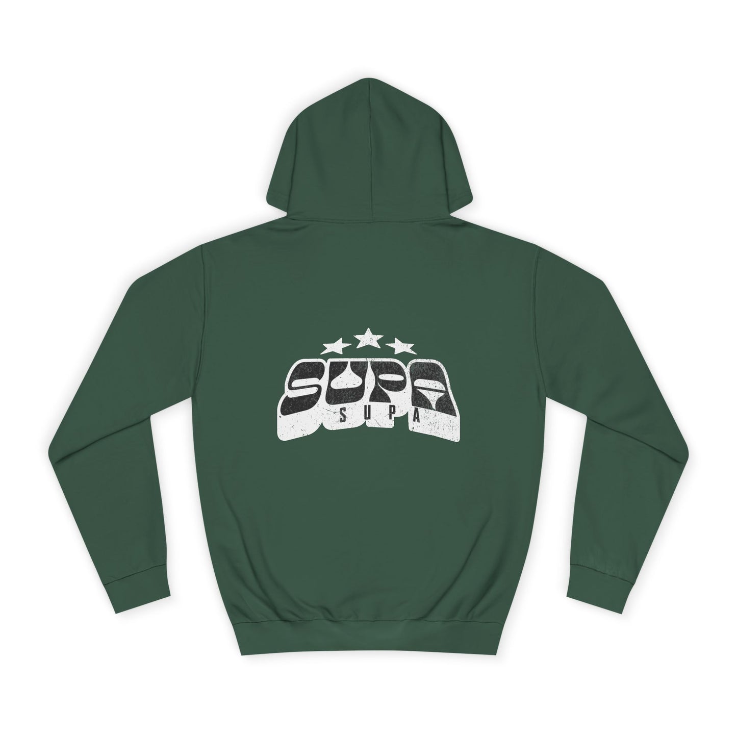 Unisex Hoodie with Bold SUPA Graphic, Casual Wear, Custom Apparel, Gift, Street Style, Everyday Comfort