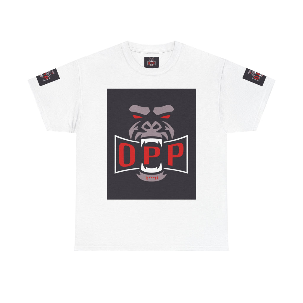 Gorilla OPP Graphic Tee — Bold Red & Black Urban Streetwear Shirt