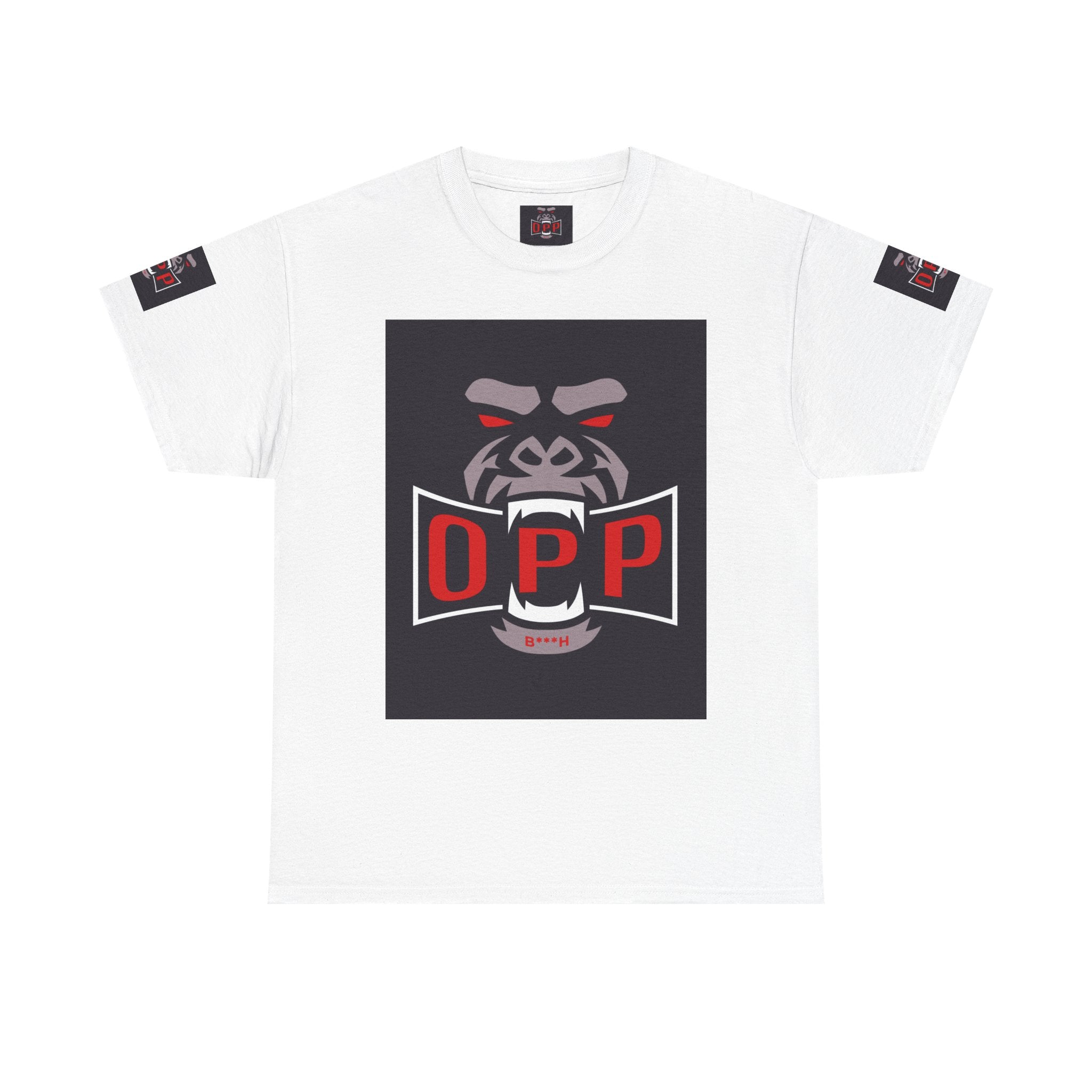 Gorilla OPP Graphic Tee — Bold Red & Black Urban Streetwear Shirt